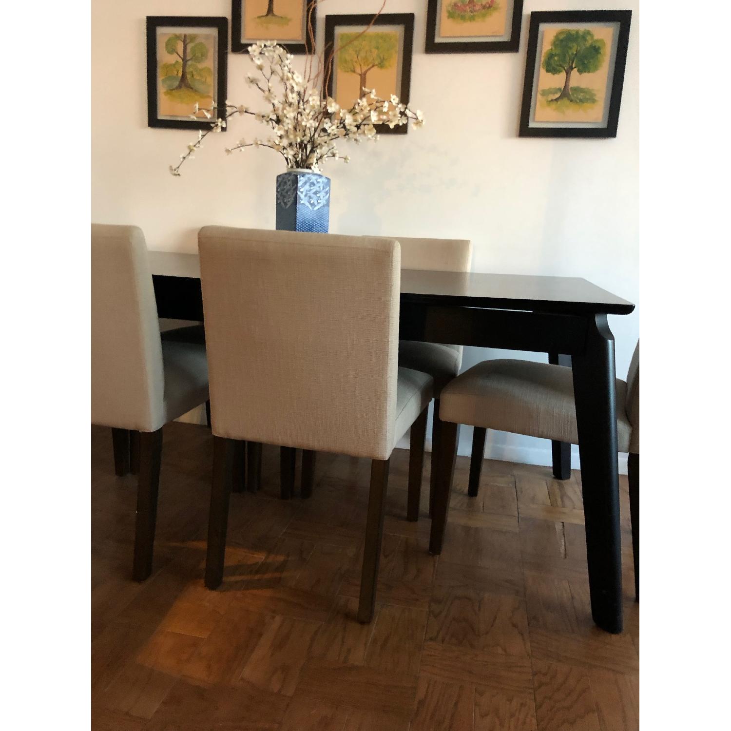 Black Extendable Dining Table - image-2