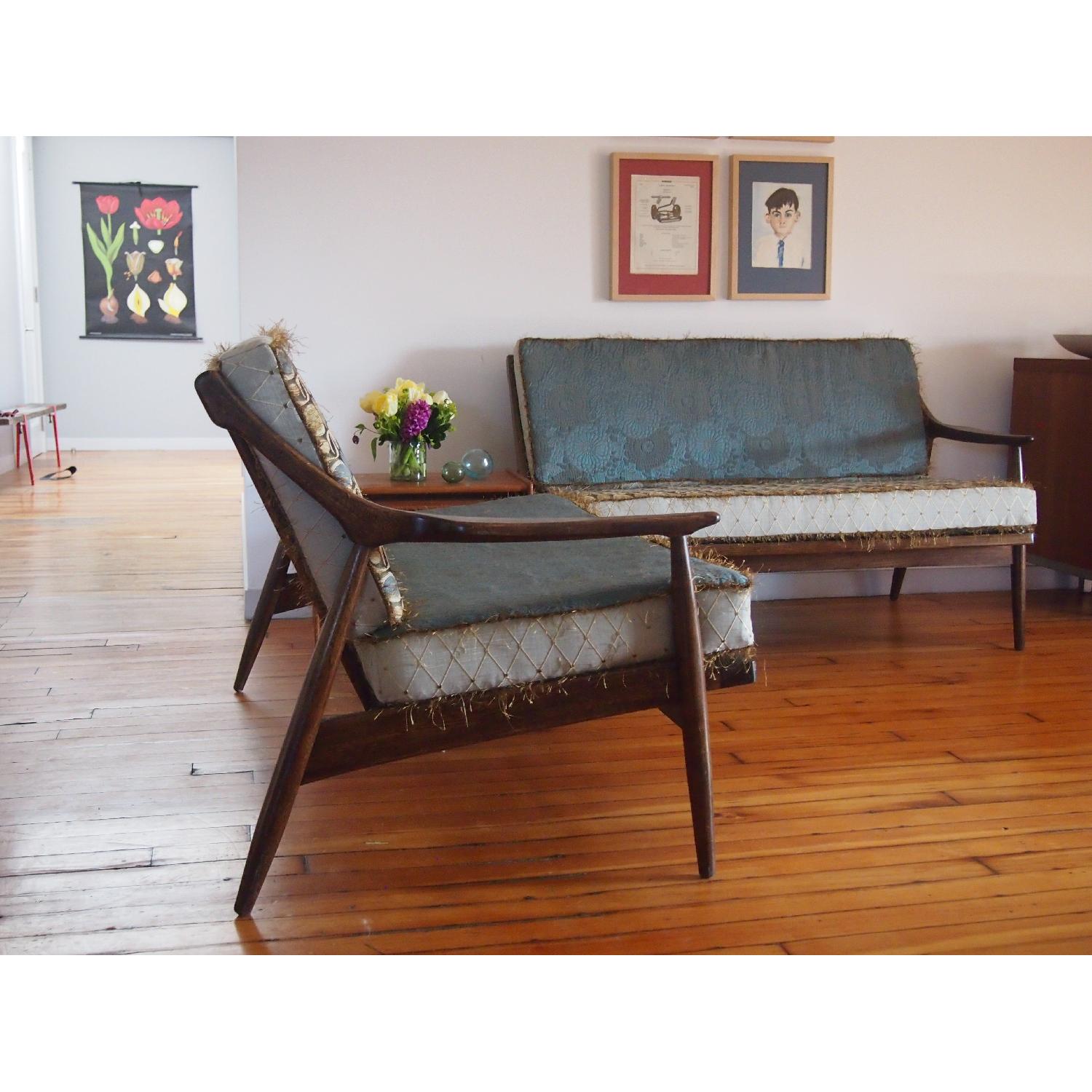 Refinished Danish Mid Century Modern Sectional Sofa AptDeco