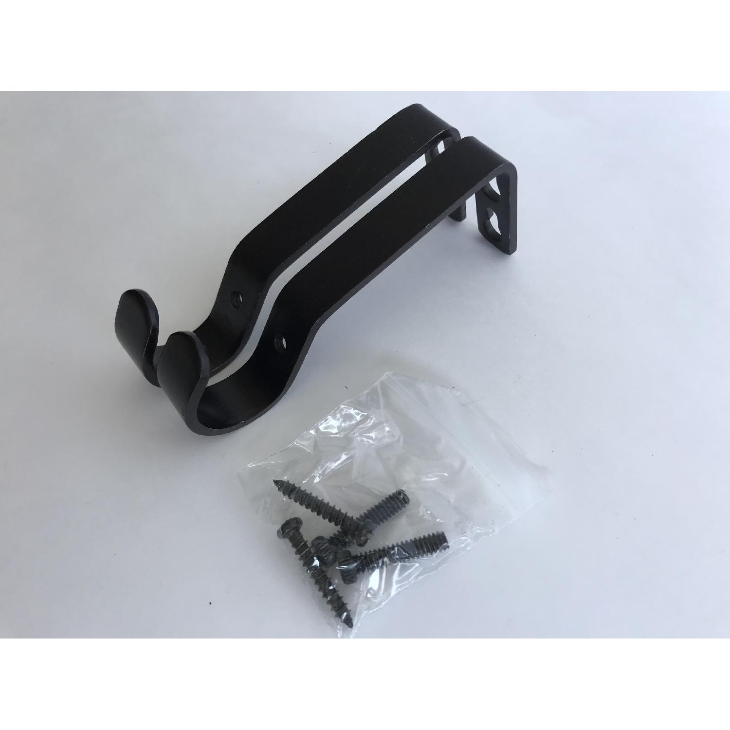 Crackled Finial Antique Bronze Curtain Rod - image-4