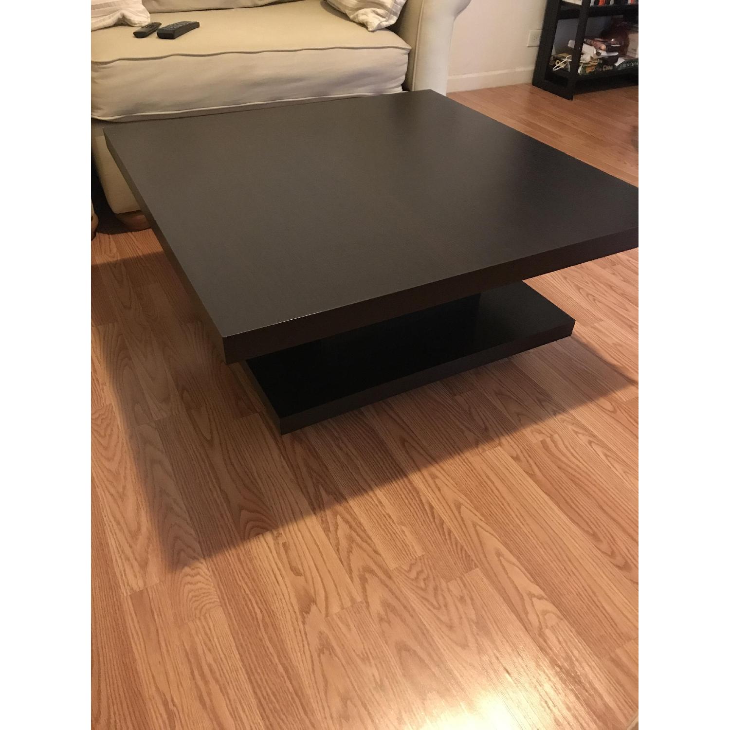 Dark Chocolate Brown Coffee Table - image-1