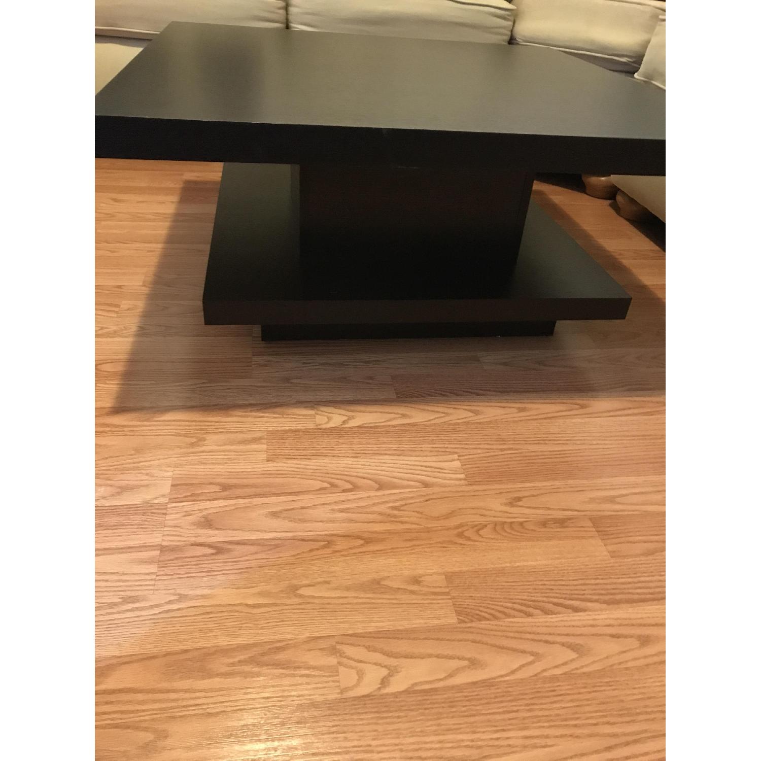 Dark Chocolate Brown Coffee Table - image-2