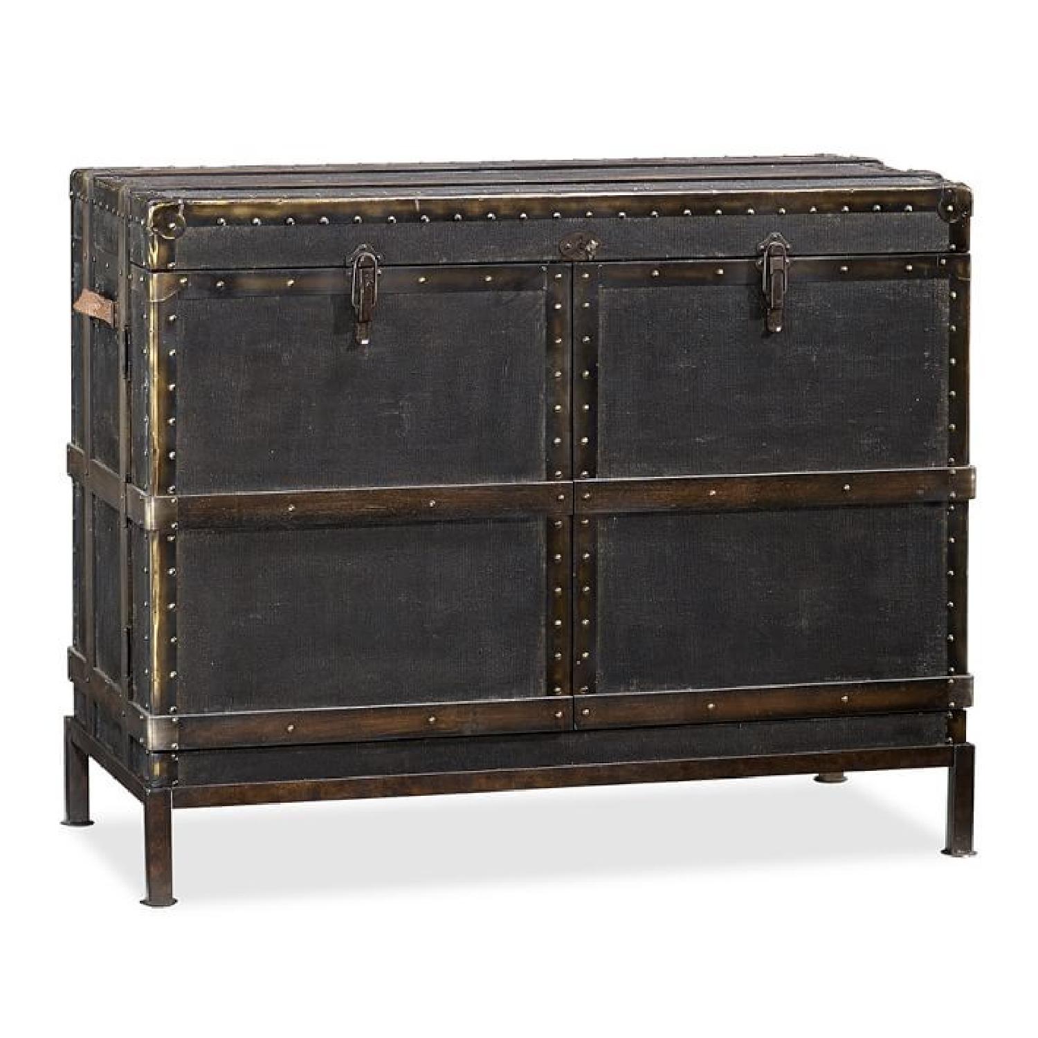Pottery Barn Ludlow Trunk Bar AptDeco