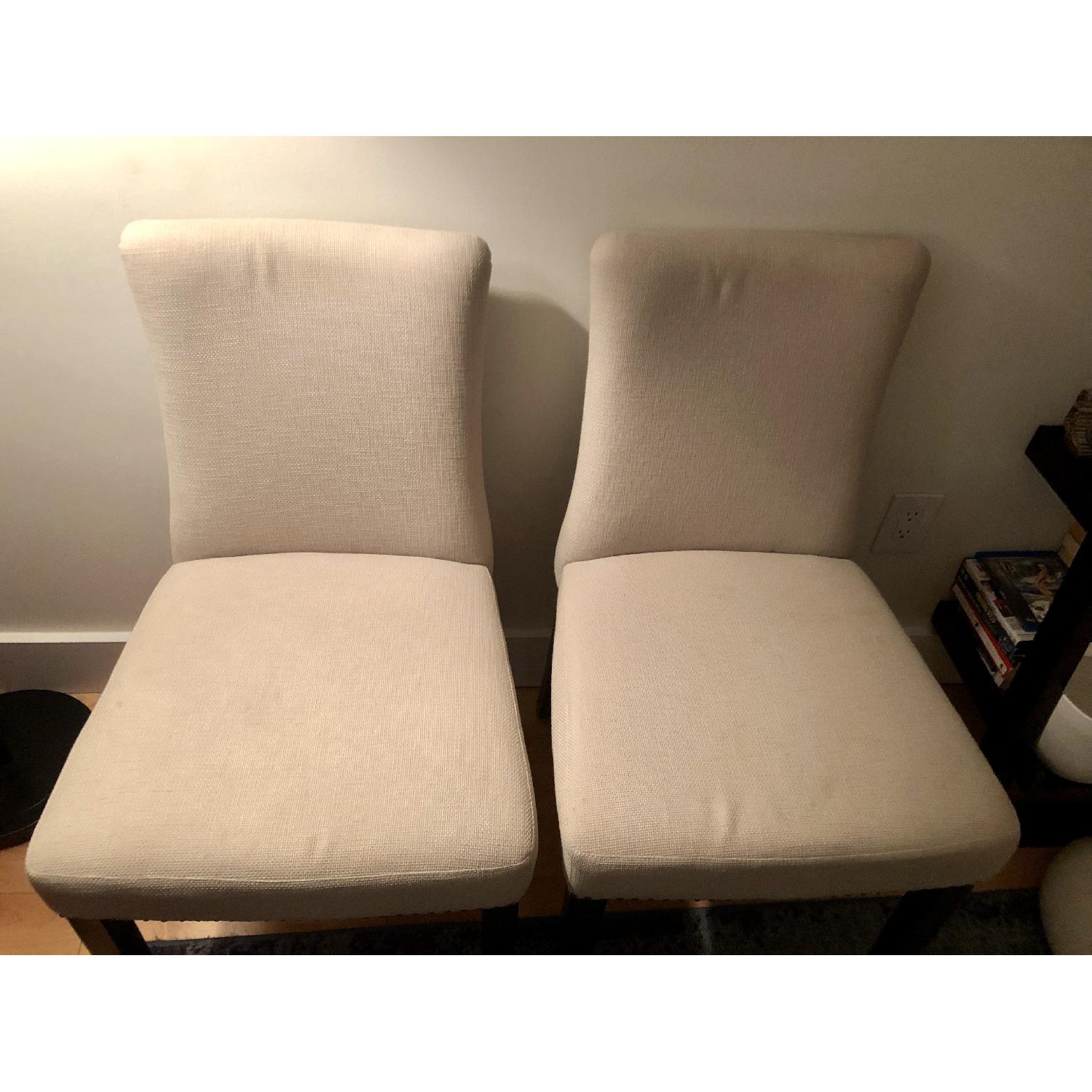 West Elm Nailhead Parsons Dining Chairs - image-3