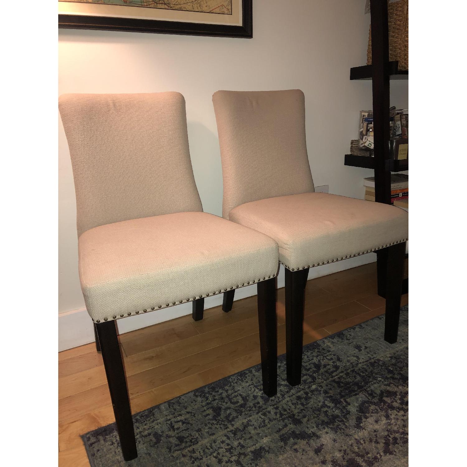 West Elm Nailhead Parsons Dining Chairs - image-4