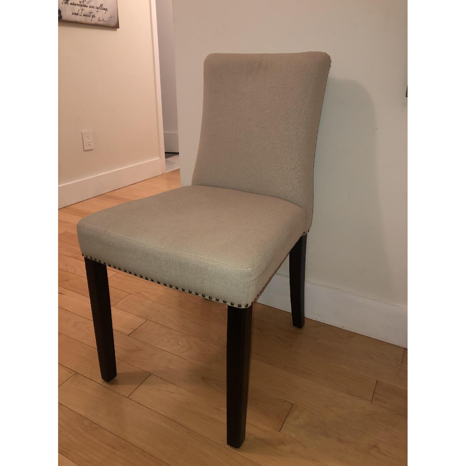 West Elm Nailhead Parsons Dining Chairs - image-6