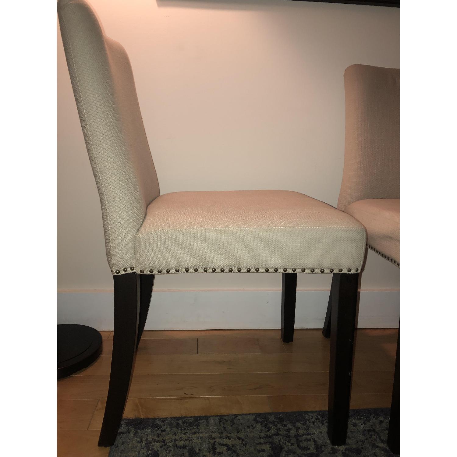 West Elm Nailhead Parsons Dining Chairs - image-7