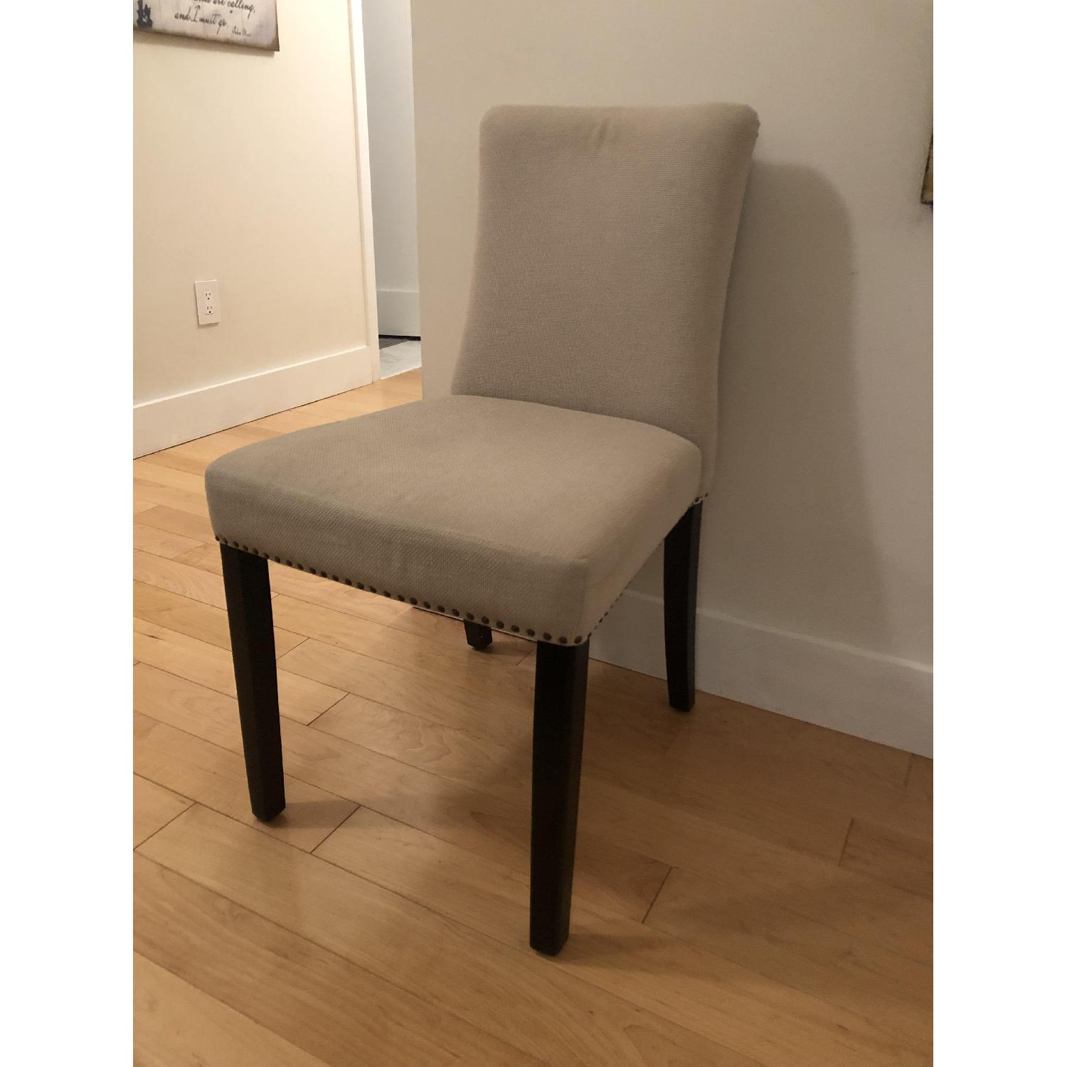 West Elm Nailhead Parsons Dining Chairs - image-8