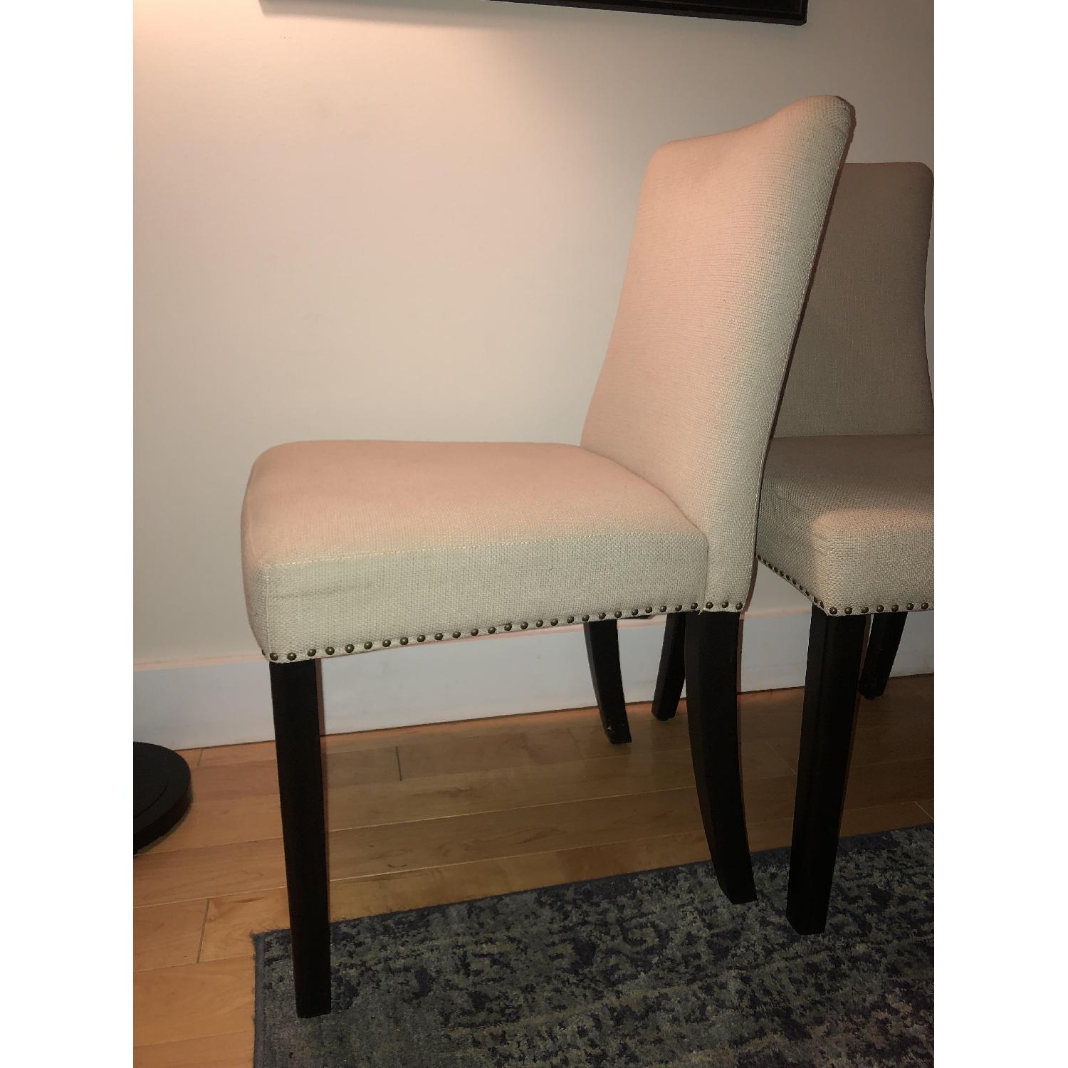 West Elm Nailhead Parsons Dining Chairs - image-9