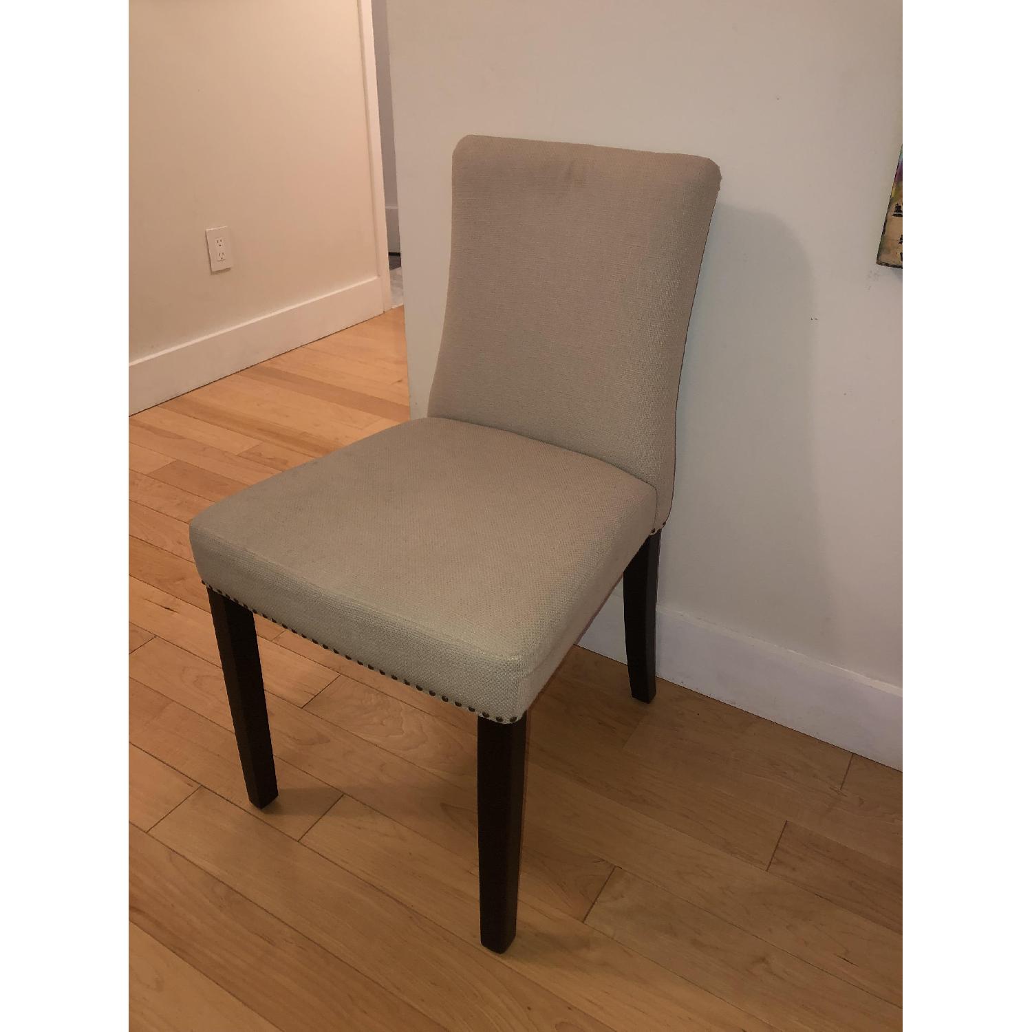 West Elm Nailhead Parsons Dining Chairs - image-10