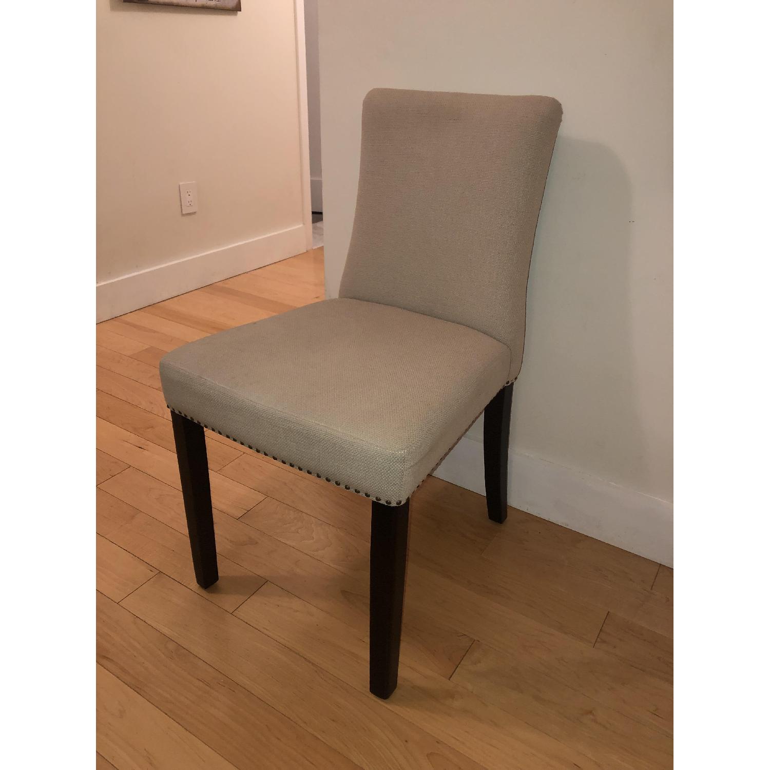 West Elm Nailhead Parsons Dining Chairs - image-11