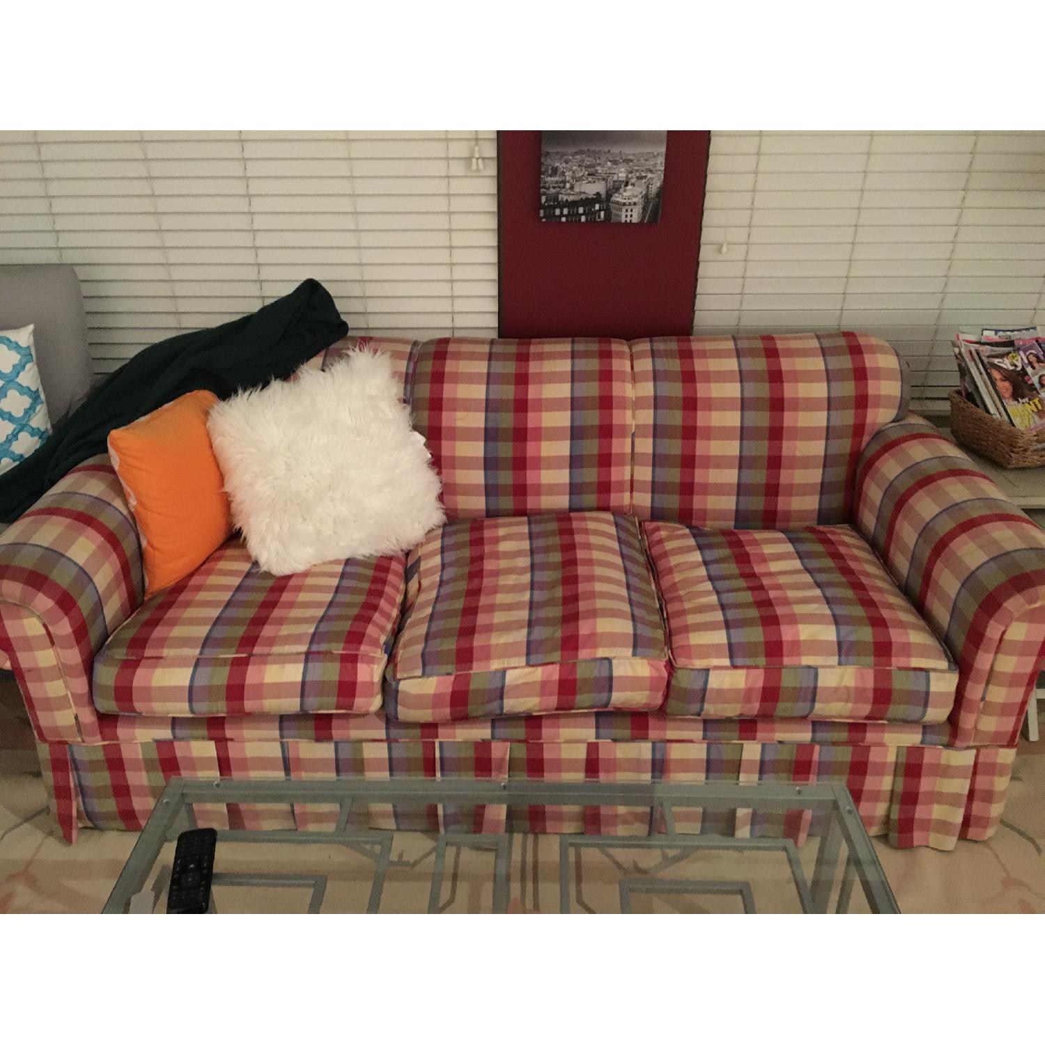 Ralph Lauren Checkered Couch - image-1