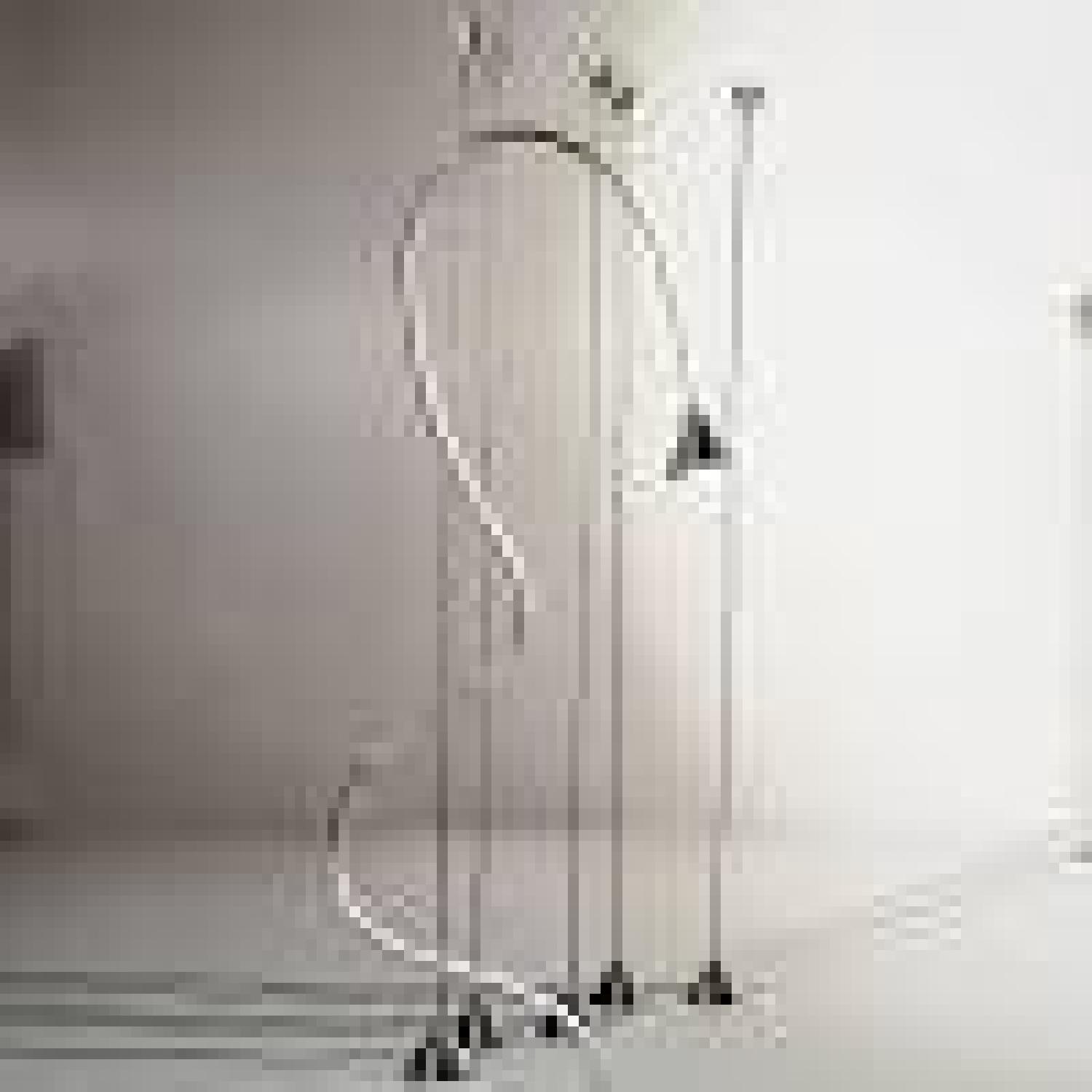 Design Within Reach Papiro Silver Floor Lamp - image-3