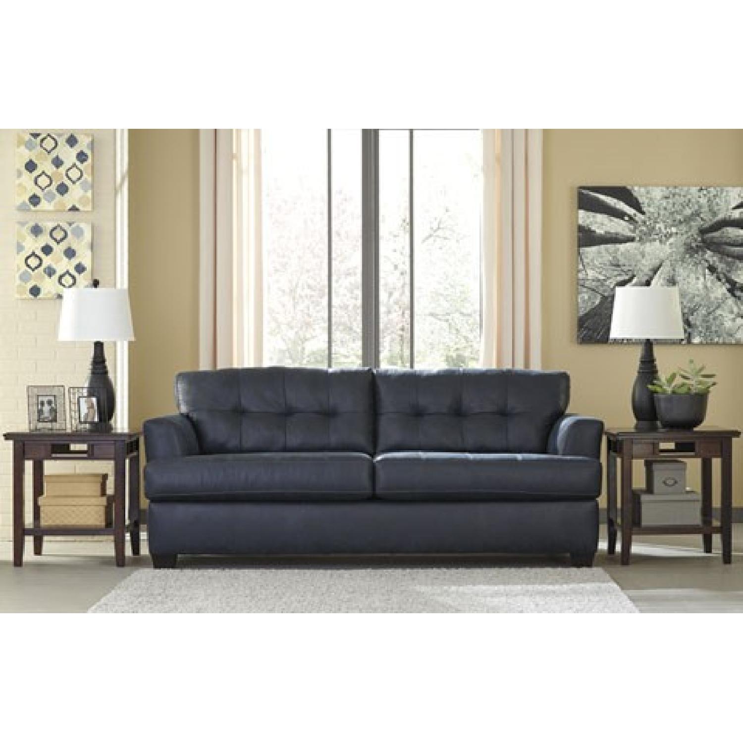 Ashley's Inmon Blue Sofa - image-6