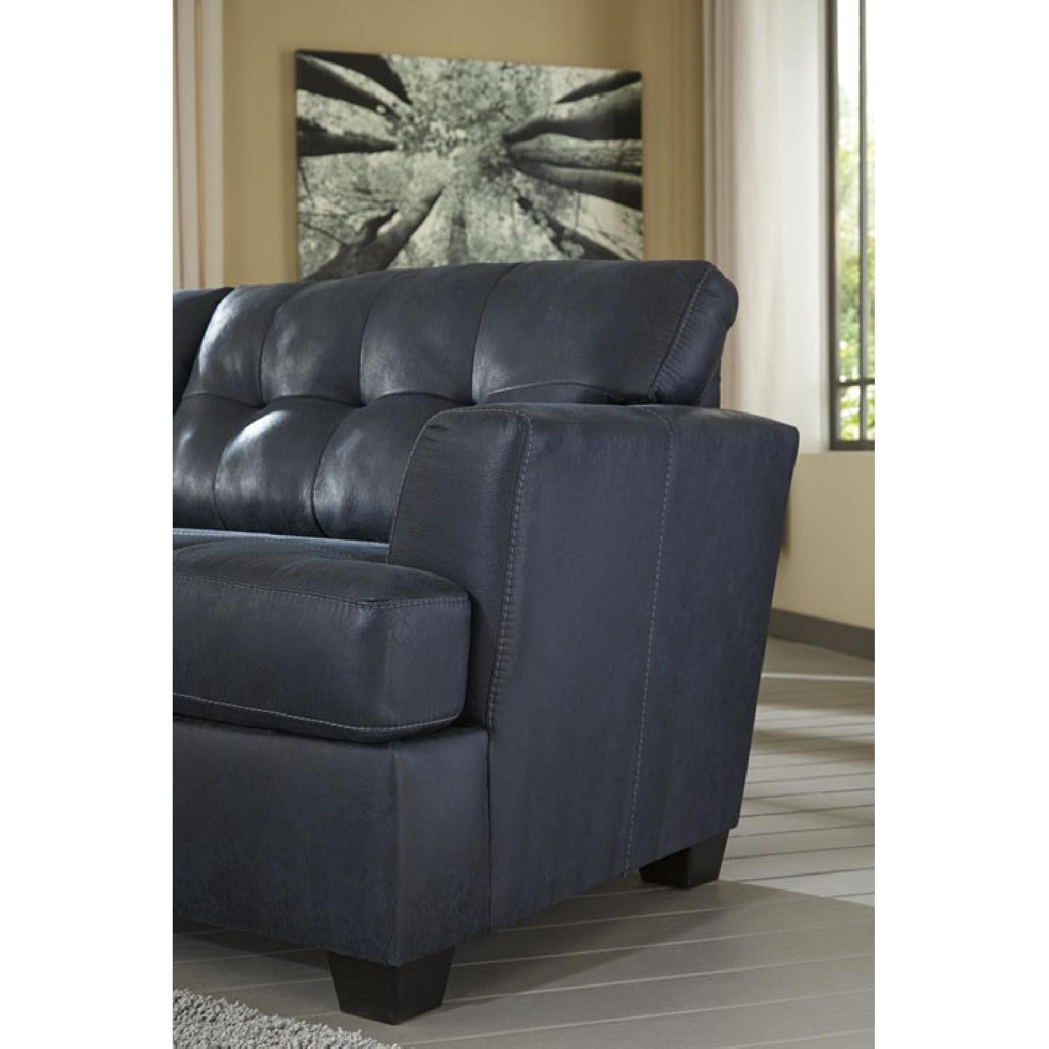 Ashley's Inmon Blue Sofa - image-7