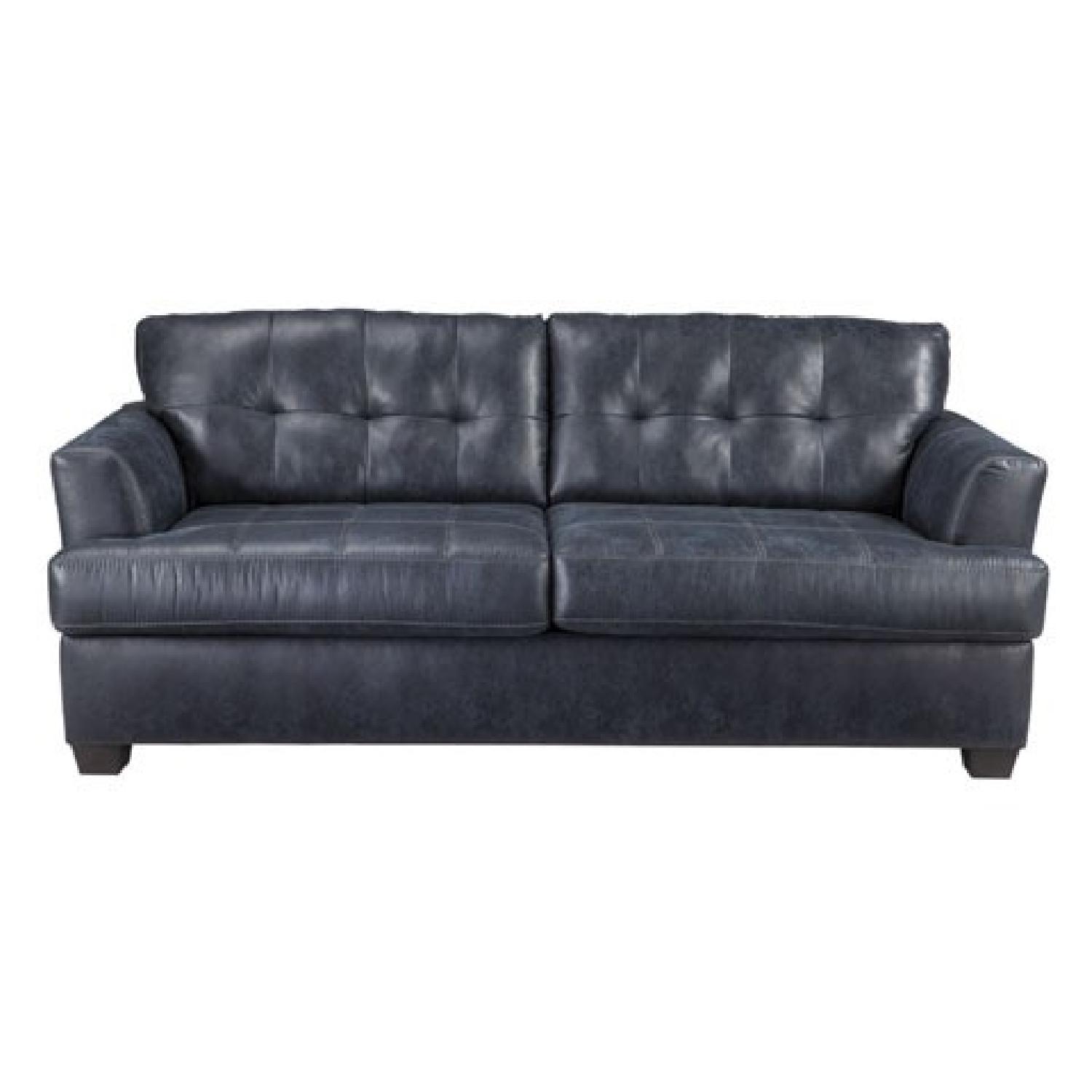 Ashley's Inmon Blue Sofa - image-8