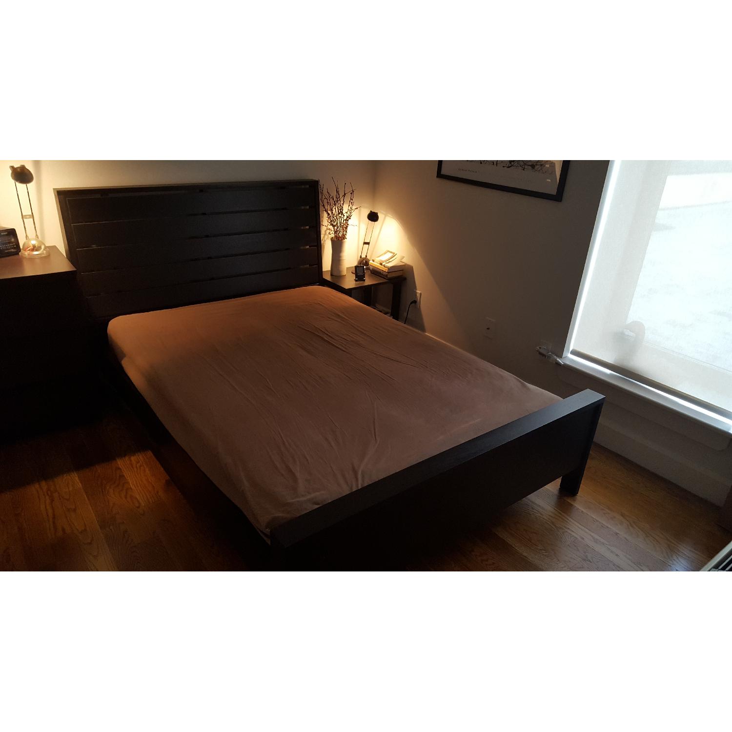 Crate & Barrel Full Size Bed Frame - image-1