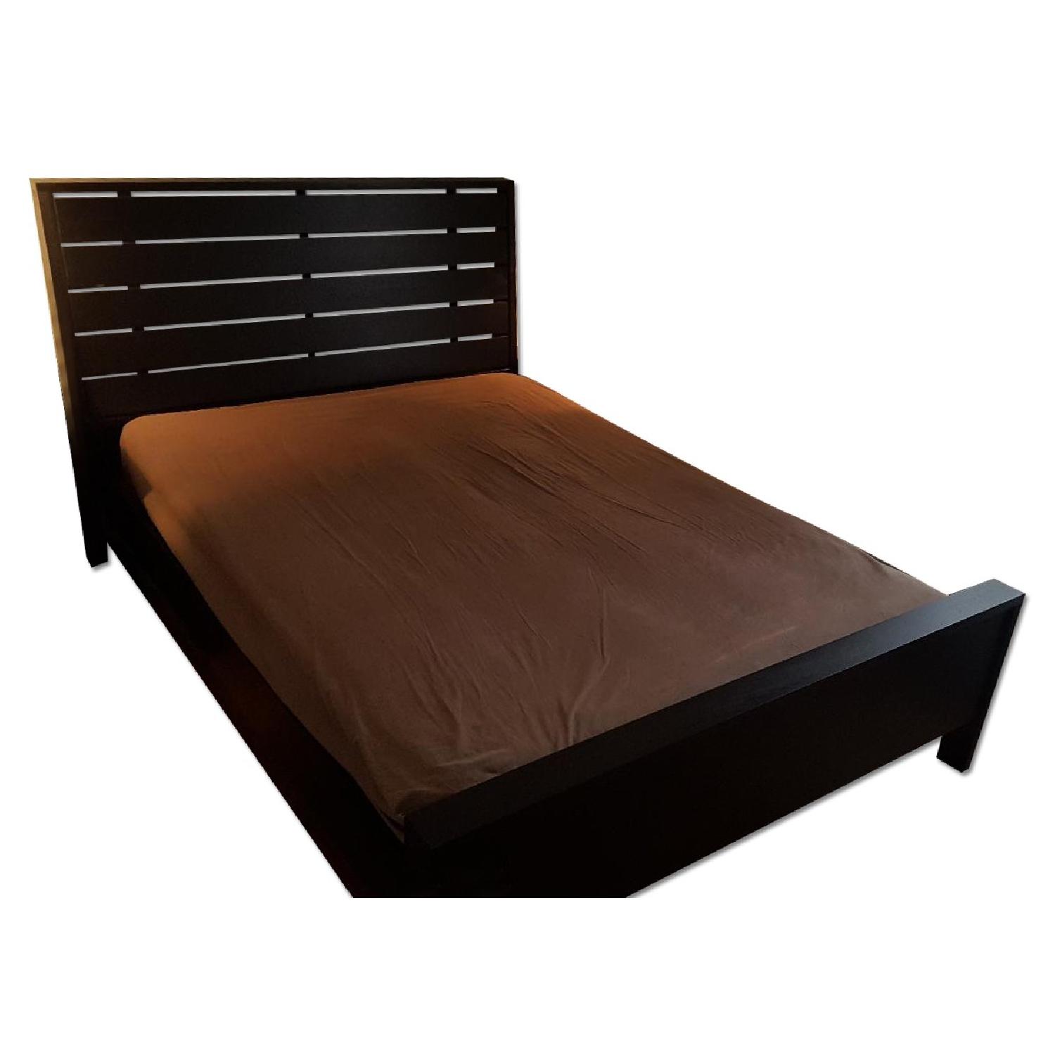 Crate & Barrel Full Size Bed Frame - image-0