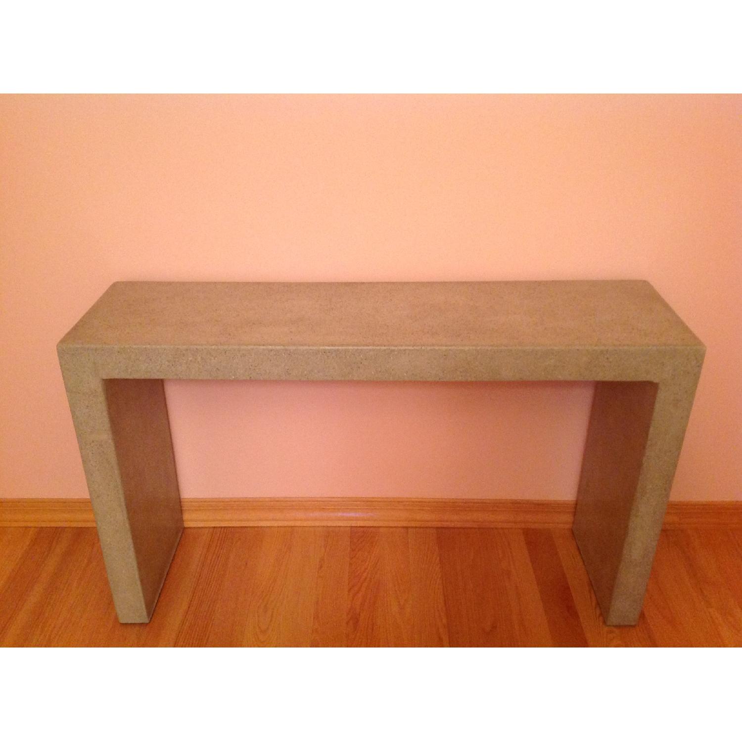 Crate & Barrel Mason Concrete Console Table - image-5