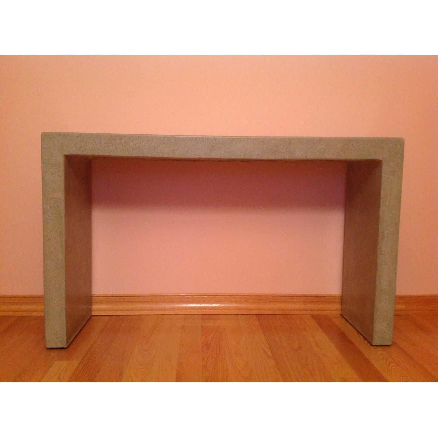 Crate & Barrel Mason Concrete Console Table - image-10