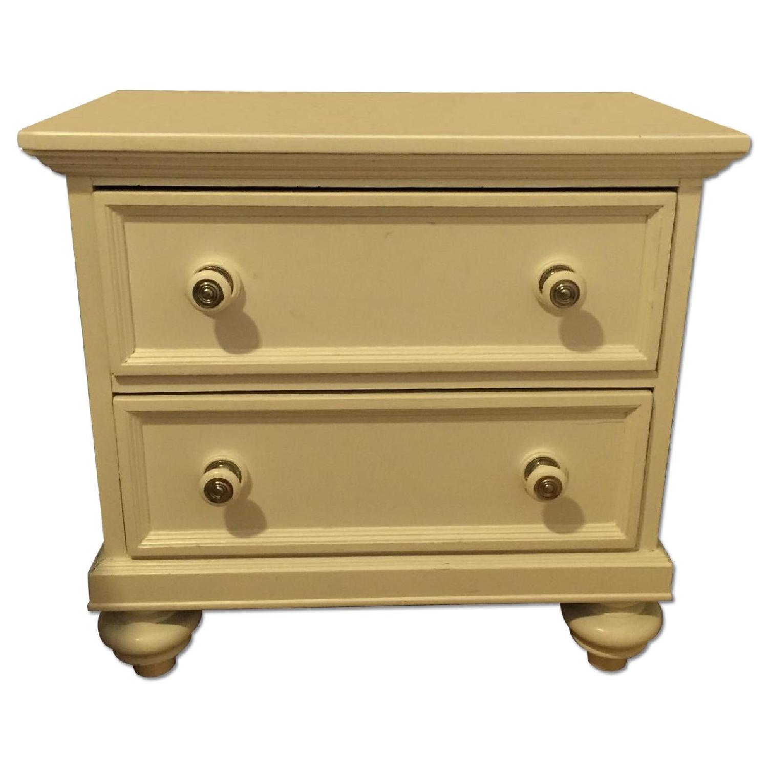 Bob's Chatham White Dresser w/ Mirror + Nightstand - image-5