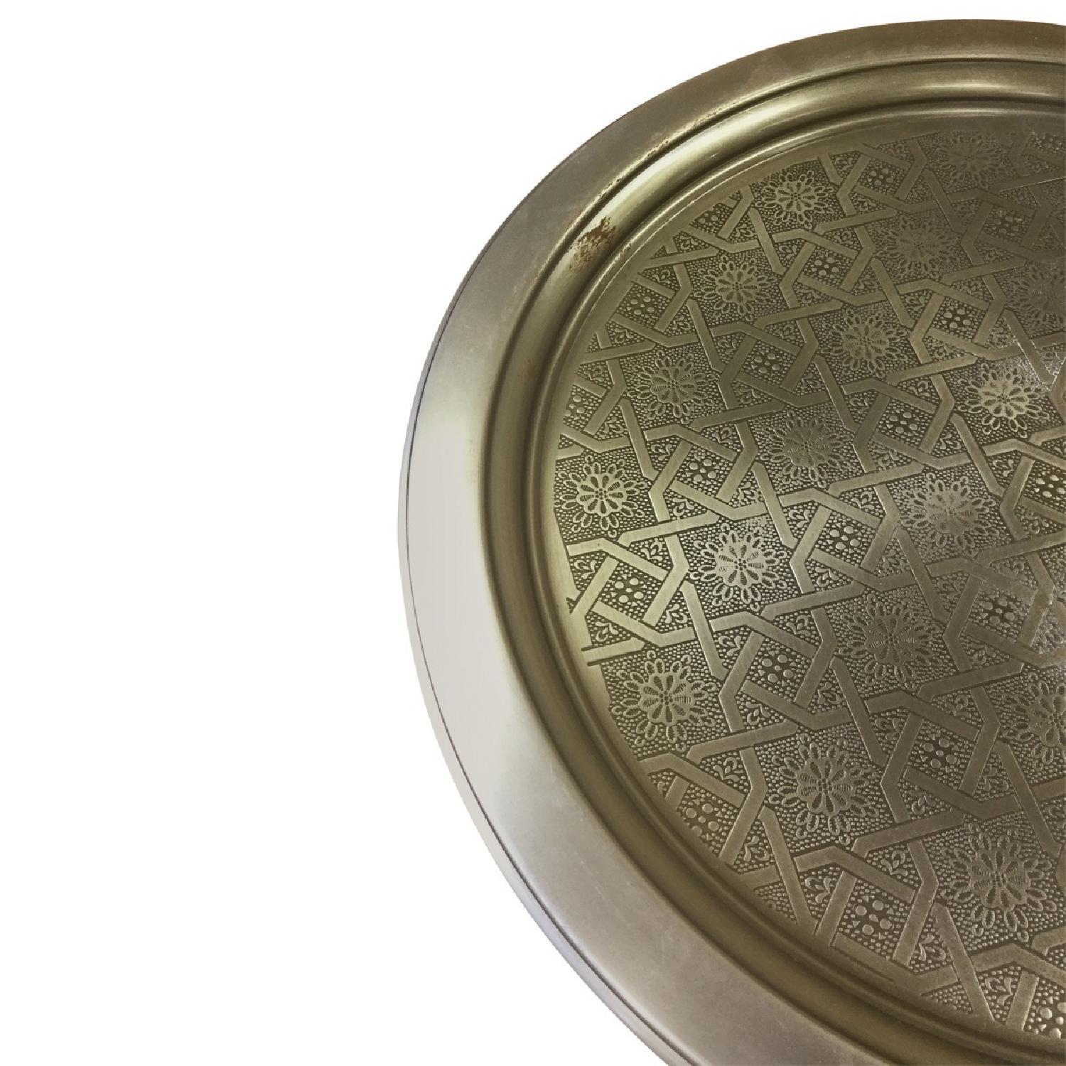 Metal Round Side End Table - image-3