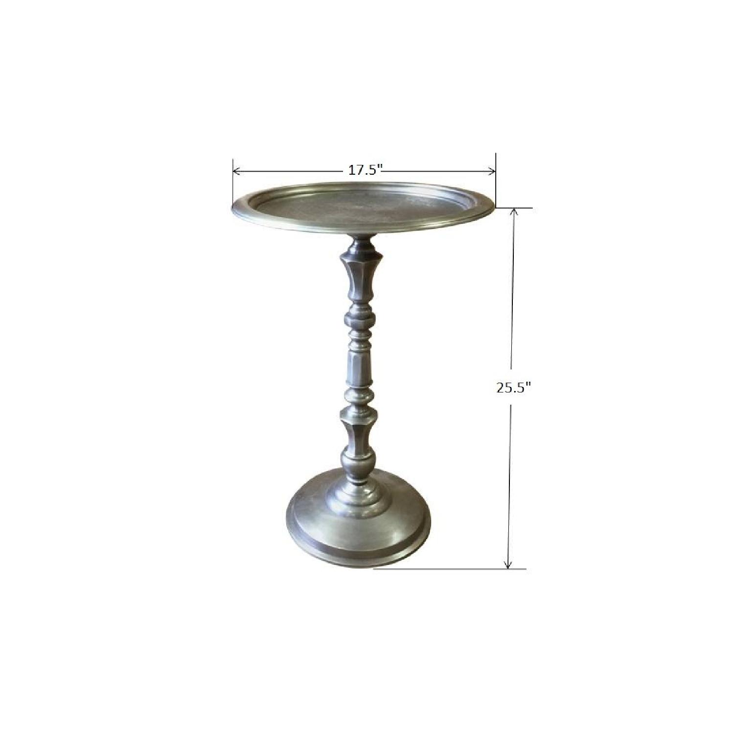 Metal Round Side End Table - image-4