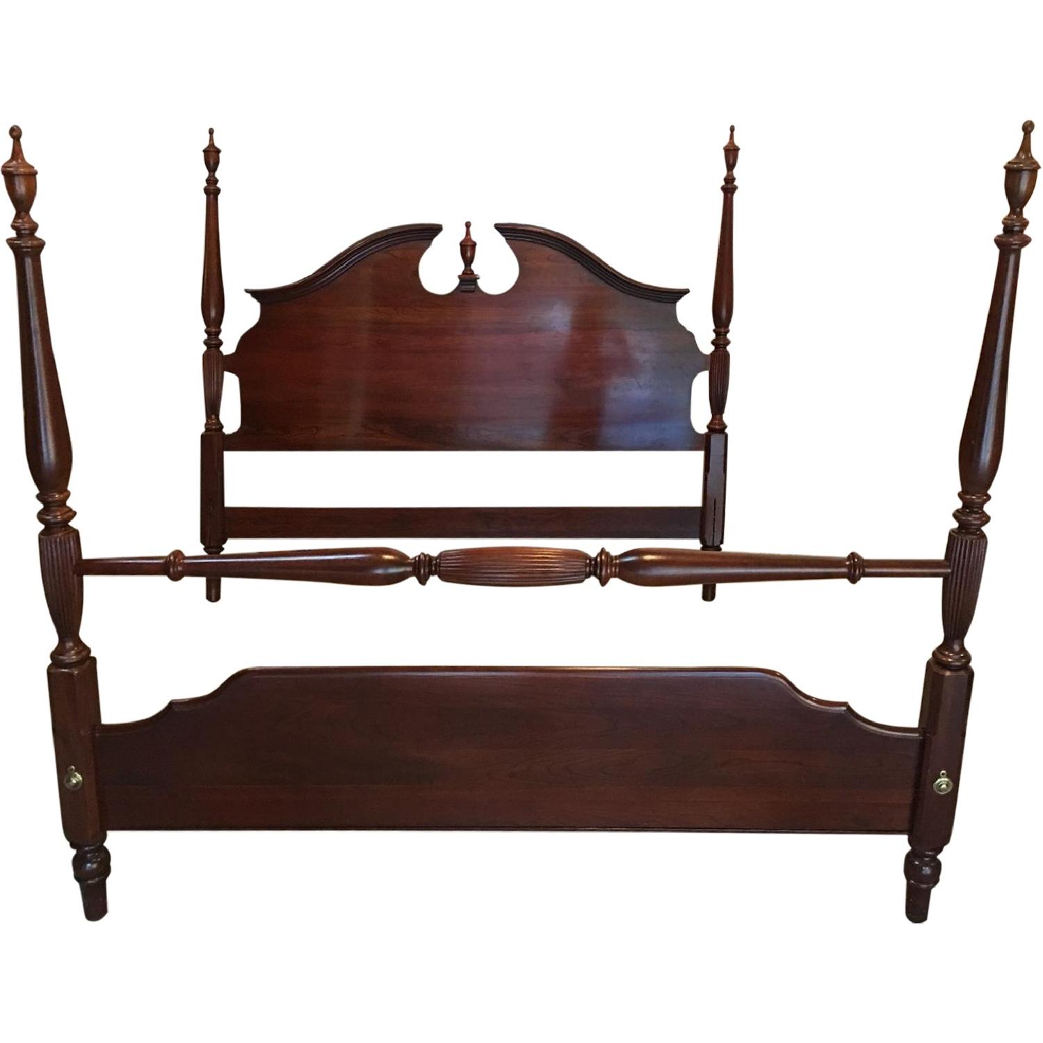 Knob Creek Solid Cherry Wood Bedroom Set - image-0
