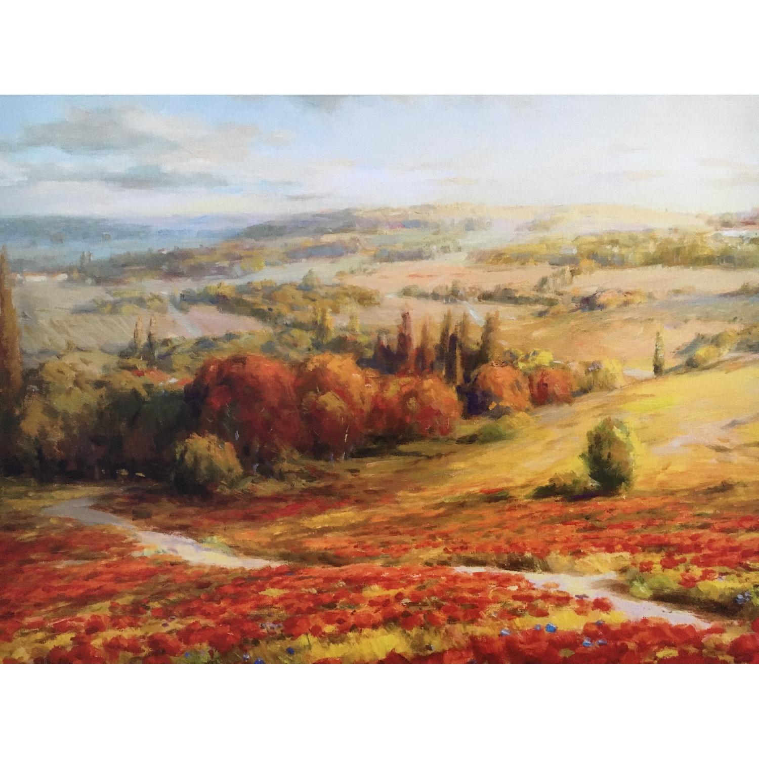 Tuscan Landscape Canvas Painting - image-4