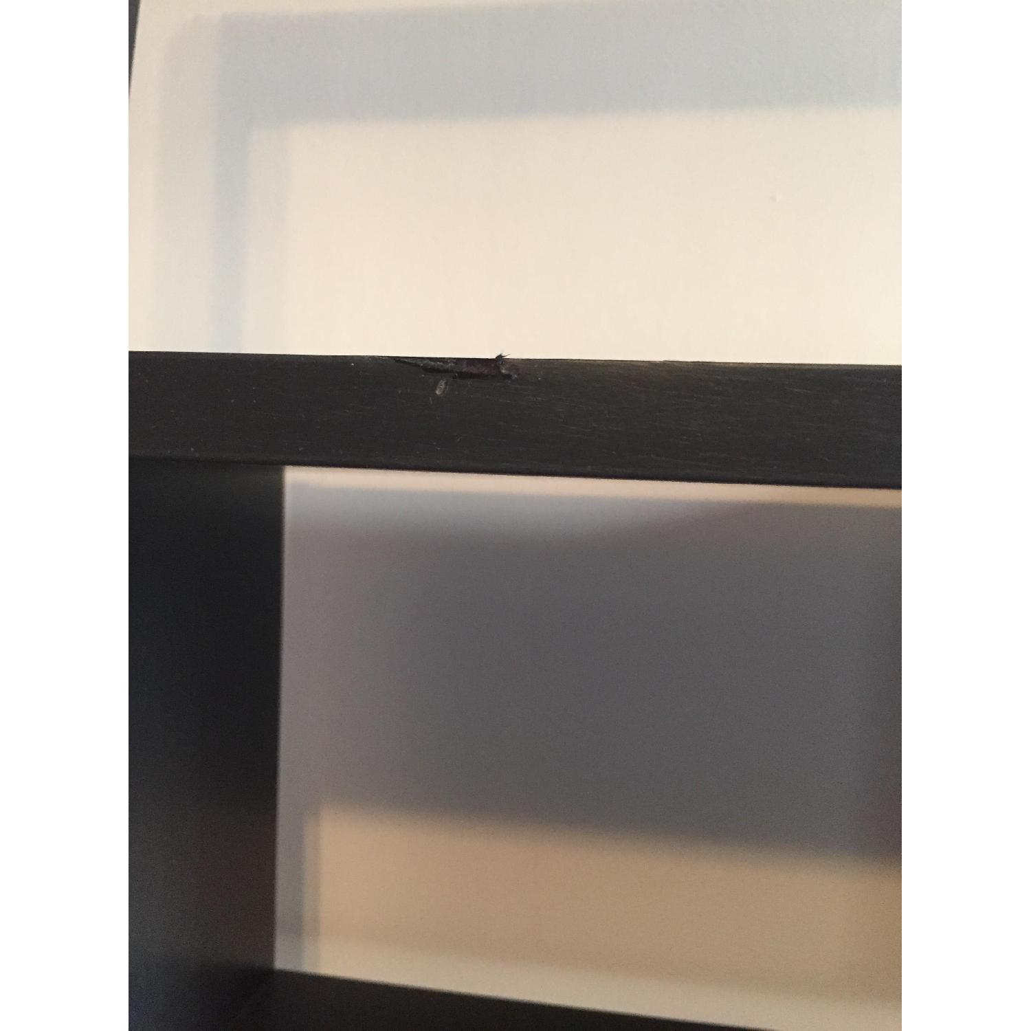 Crate & Barrel Black Wood Media Stand - image-5