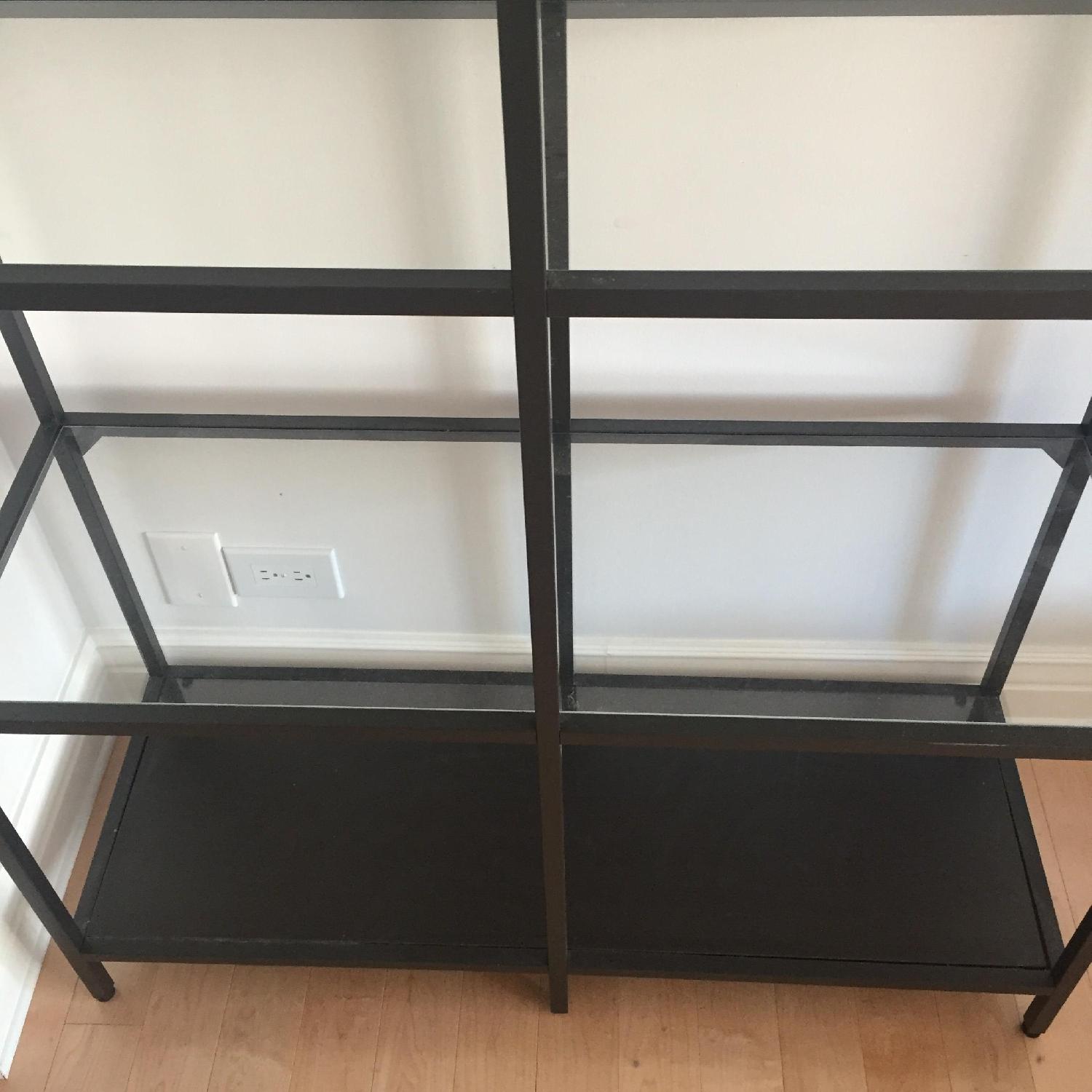 Open glass shelf cabinet - image-3