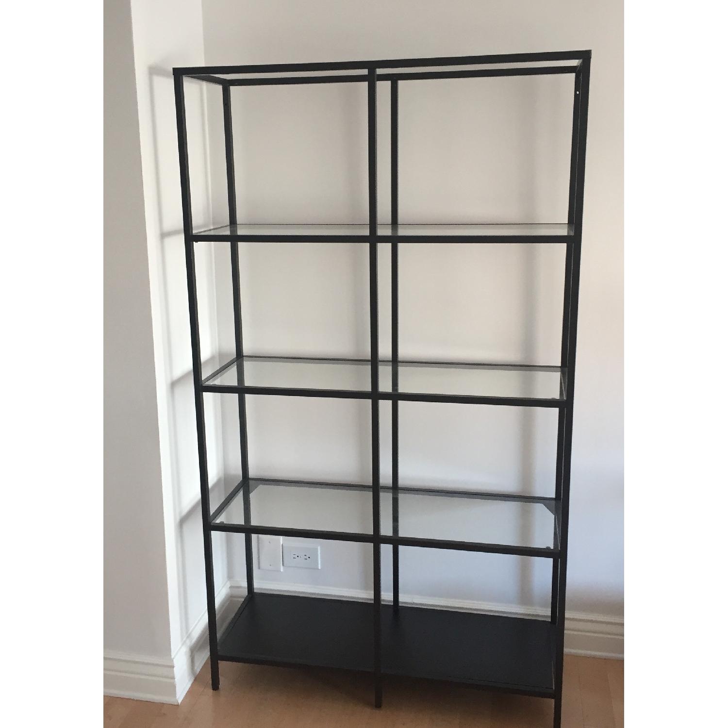 Open glass shelf cabinet - image-4