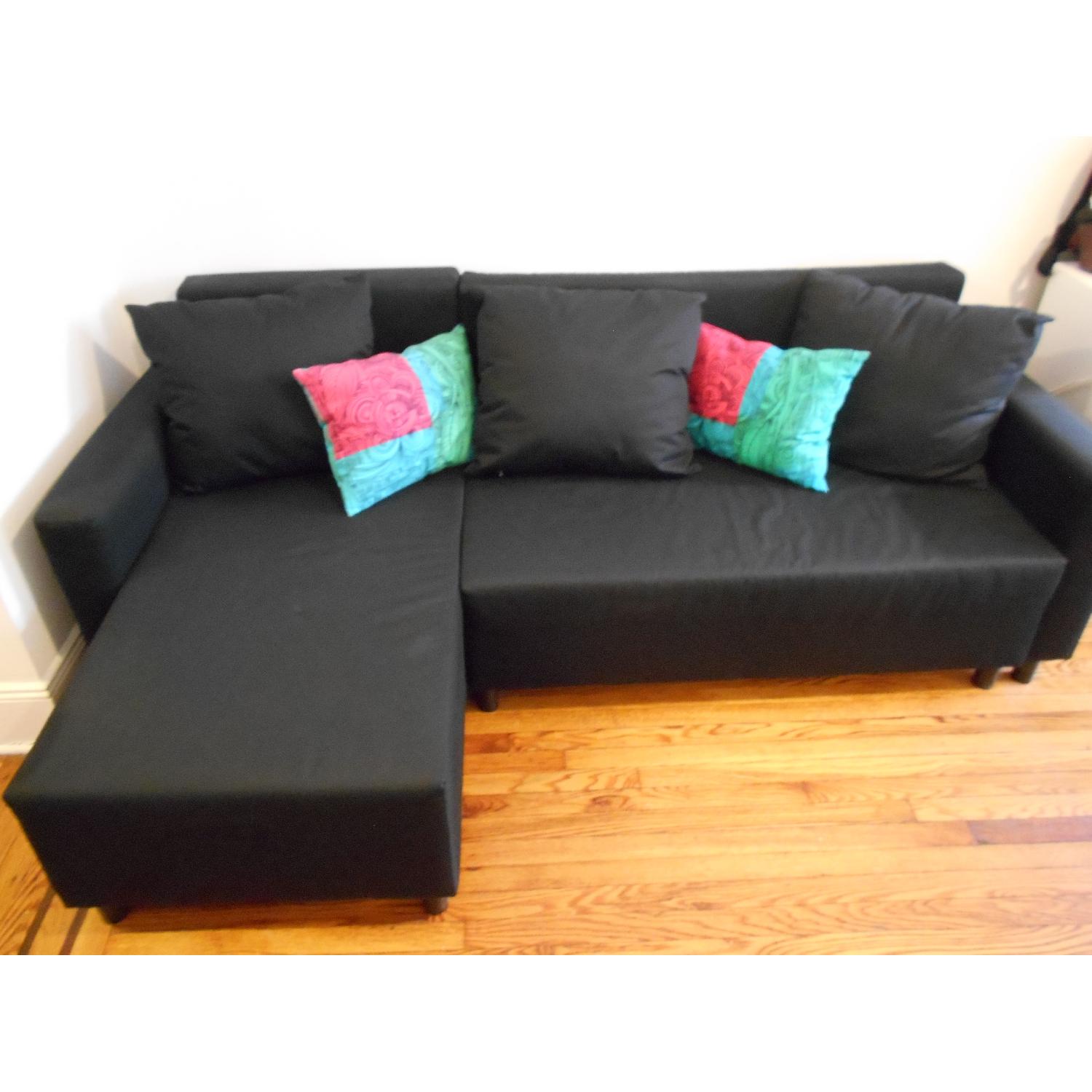 Ikea Lugnvik Sleeper Sectional Sofa - image-1