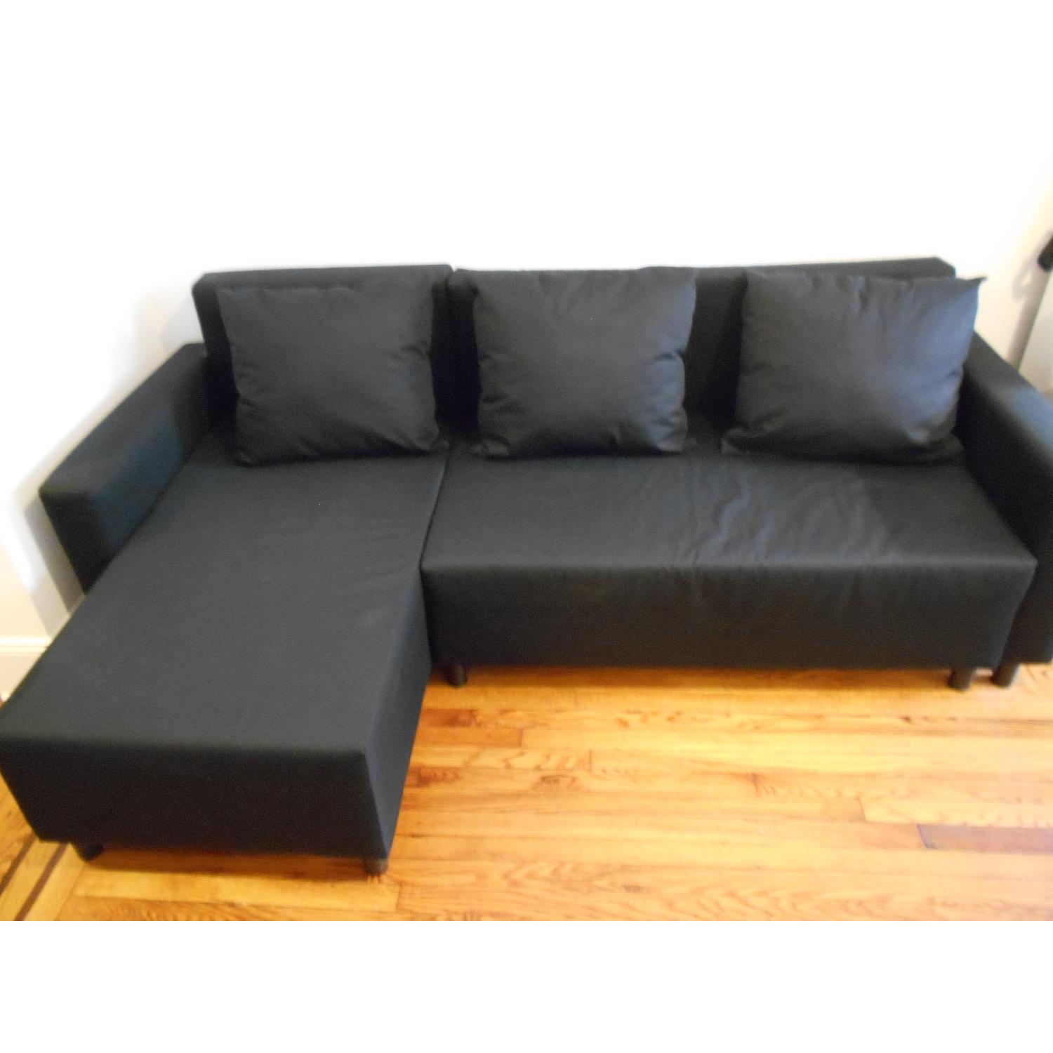 Ikea Lugnvik Sleeper Sectional Sofa - image-4