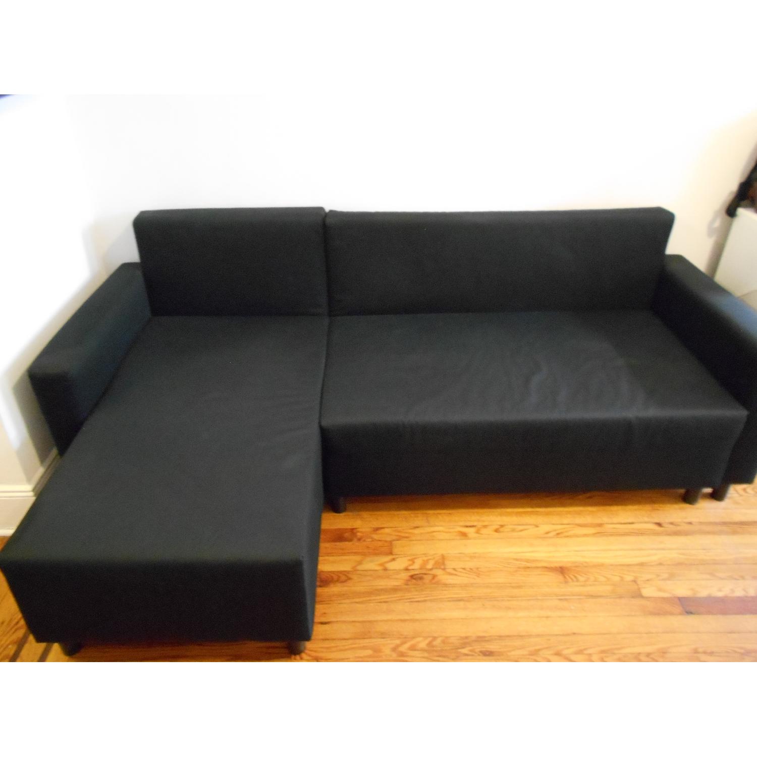Ikea Lugnvik Sleeper Sectional Sofa - image-5