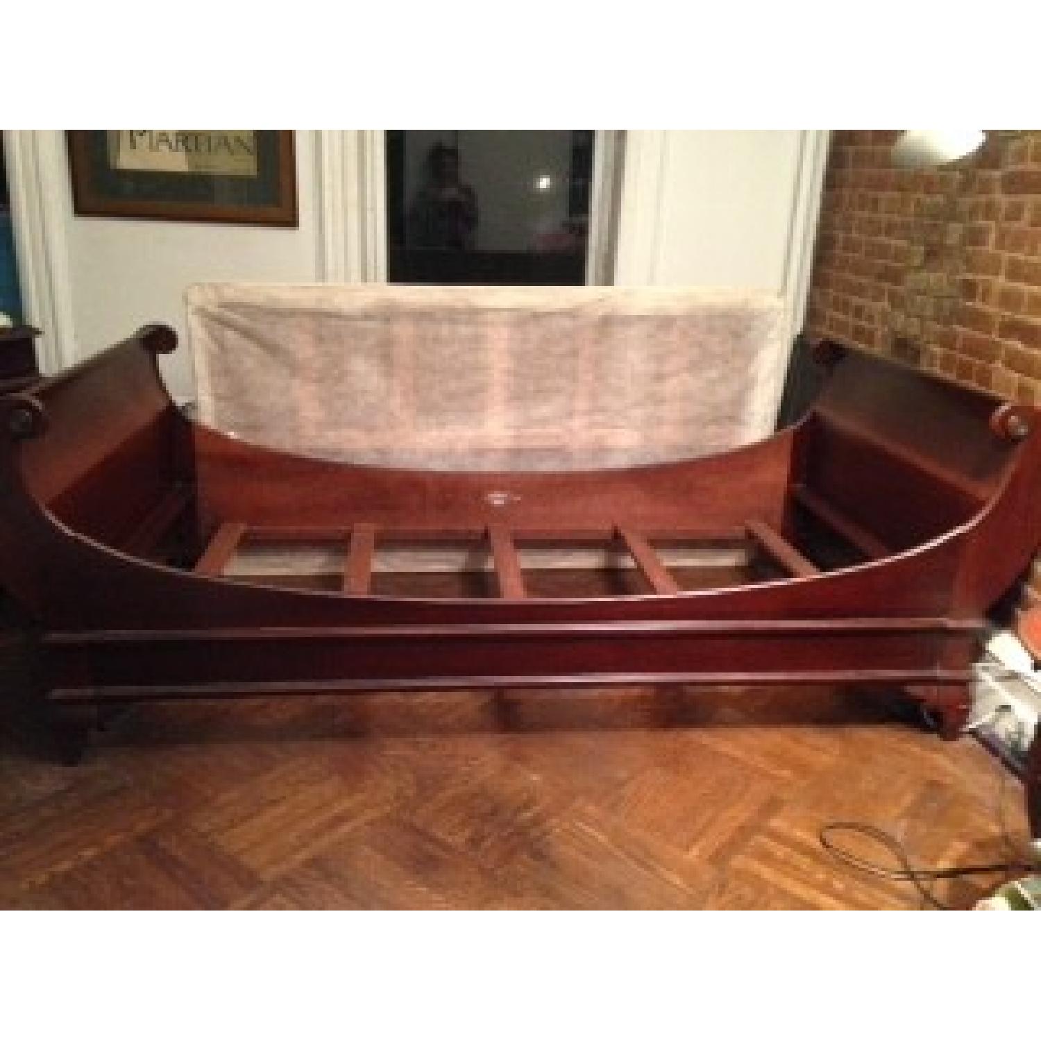 The Bombay Company Empire Twin Size Sleigh Bed AptDeco