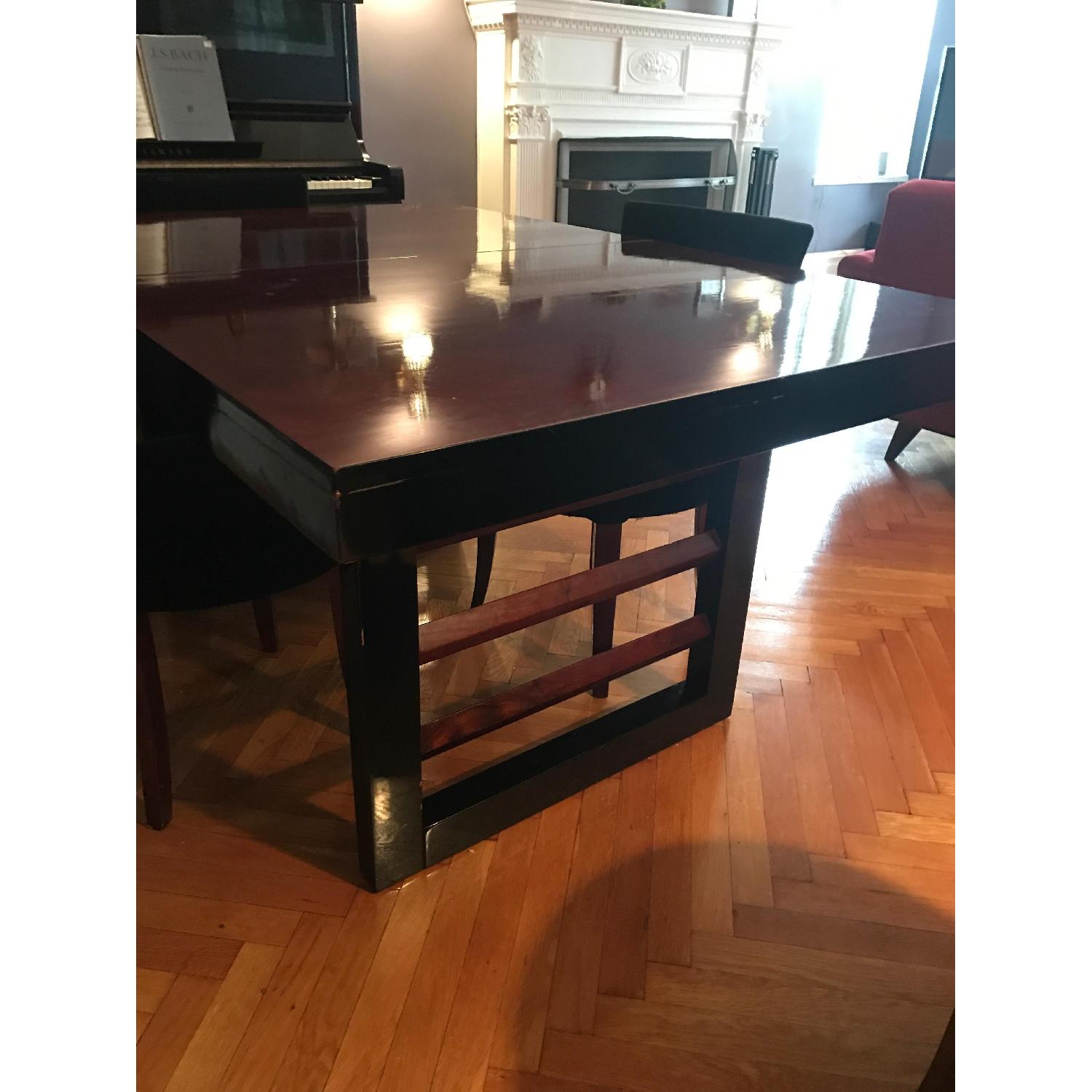 Depression Modern Extendable Dining Table w/ 4 Chairs - image-2