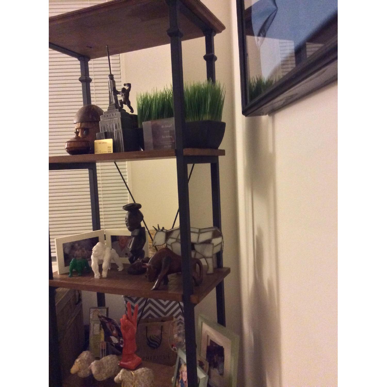 Tribecca Home Myra Vintage Industrial Modern Rustic Bookcase - image-1