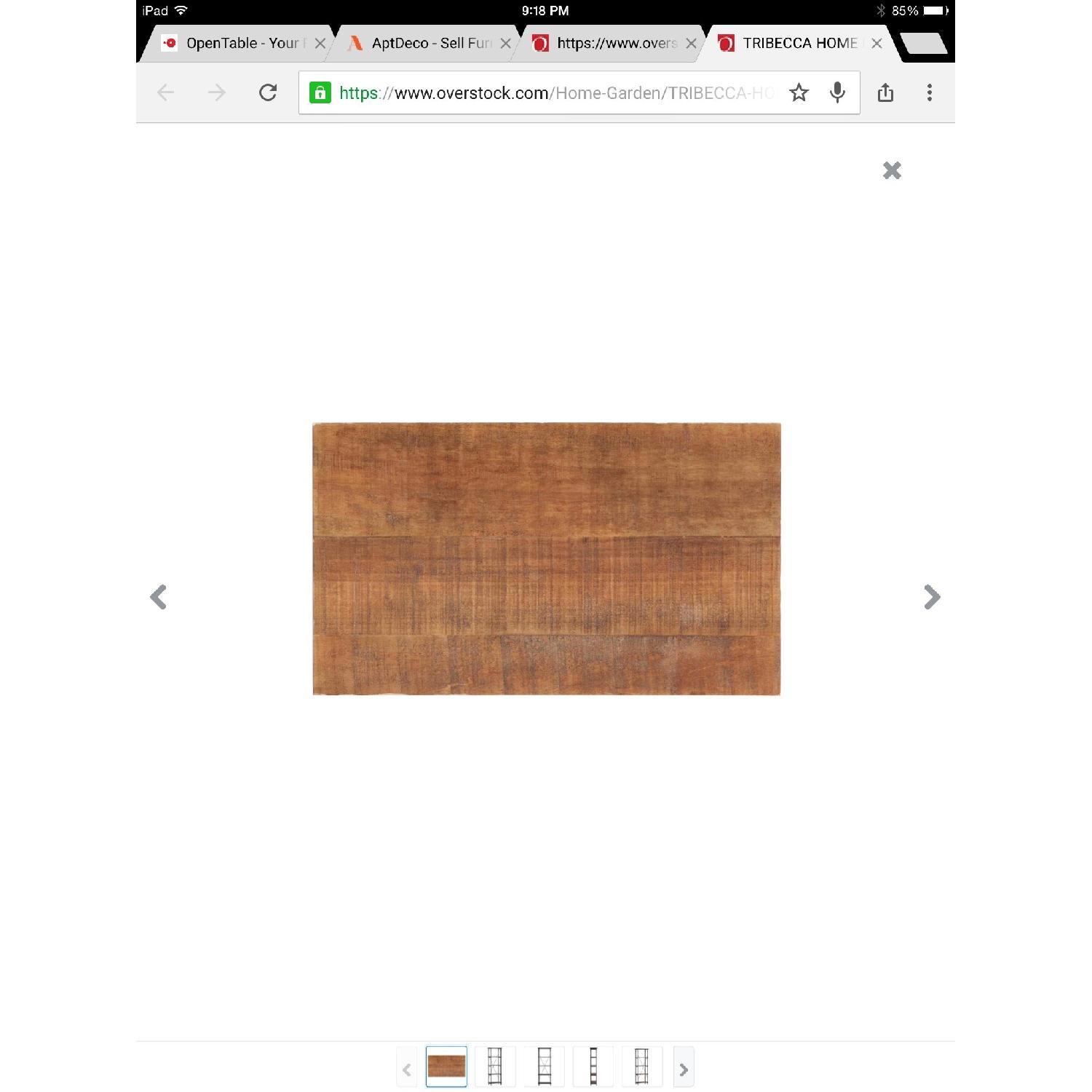 Tribecca Home Myra Vintage Industrial Modern Rustic Bookcase - image-3