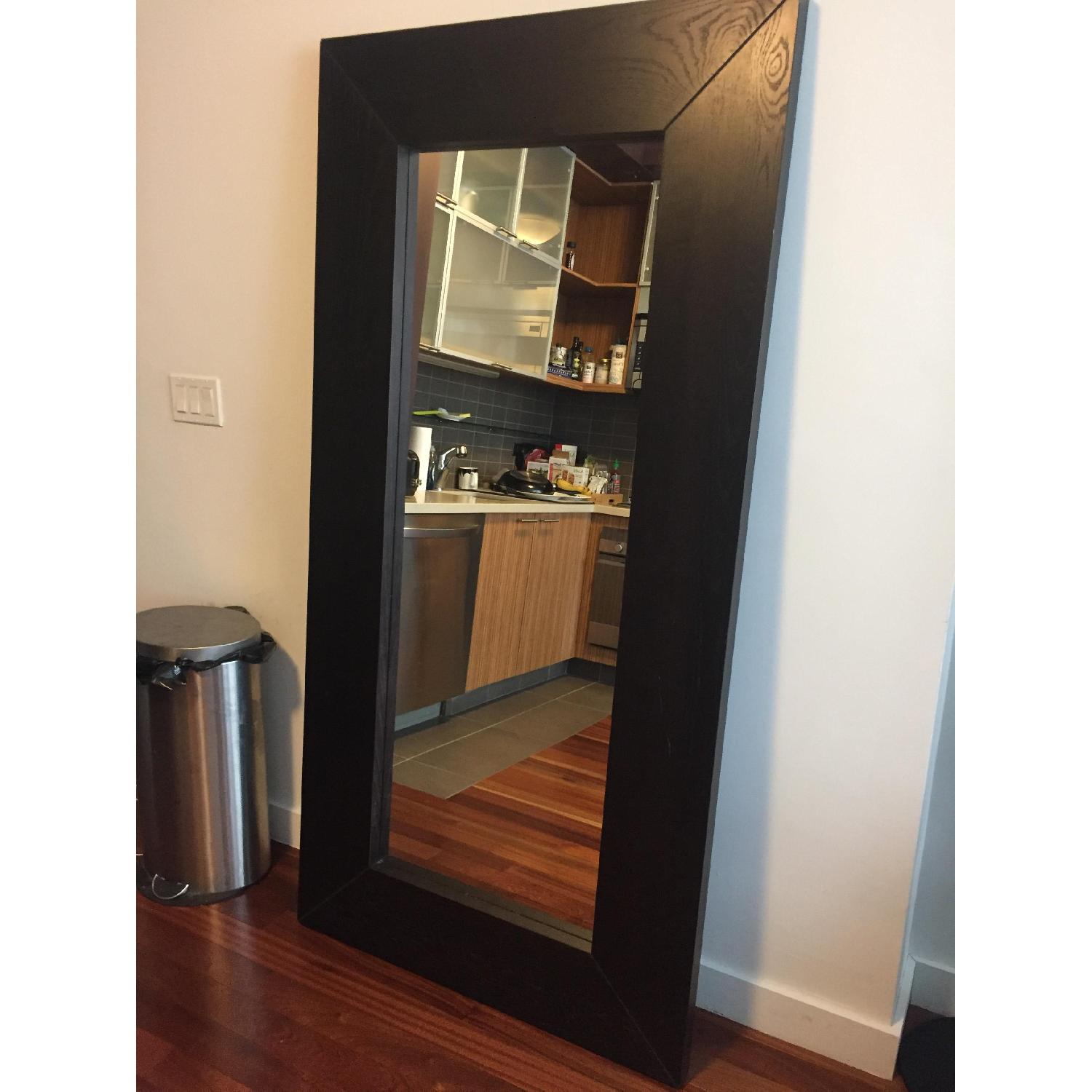 Ikea Dark Brown Large Floor Mirror - image-1