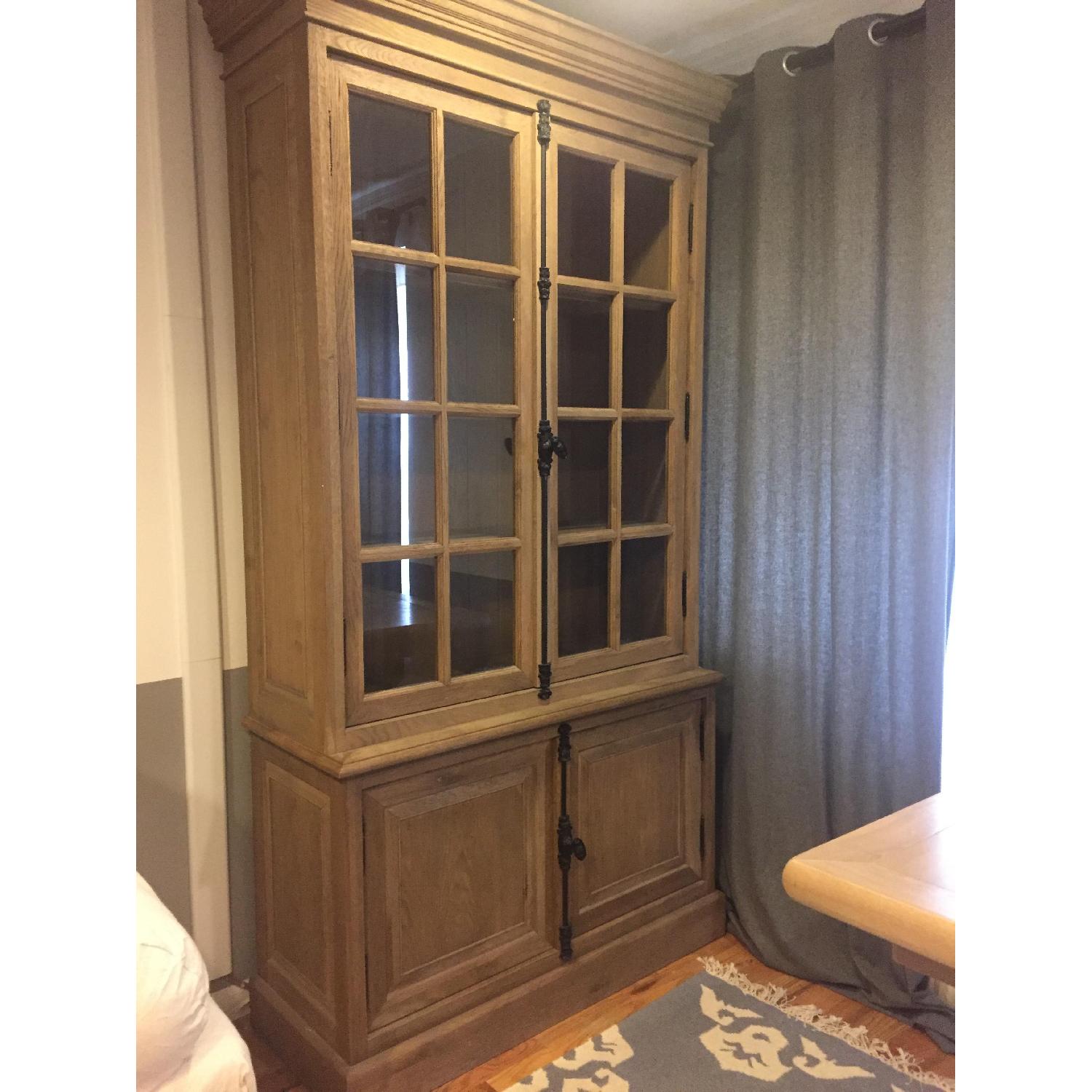 Restoration Hardware French Casement Double-Door Sideboard & Hutch - image-1