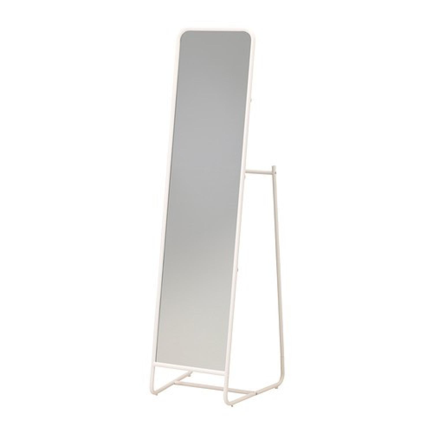Ikea Knapper Floor Mirror w/ Clothing Rack - image-4
