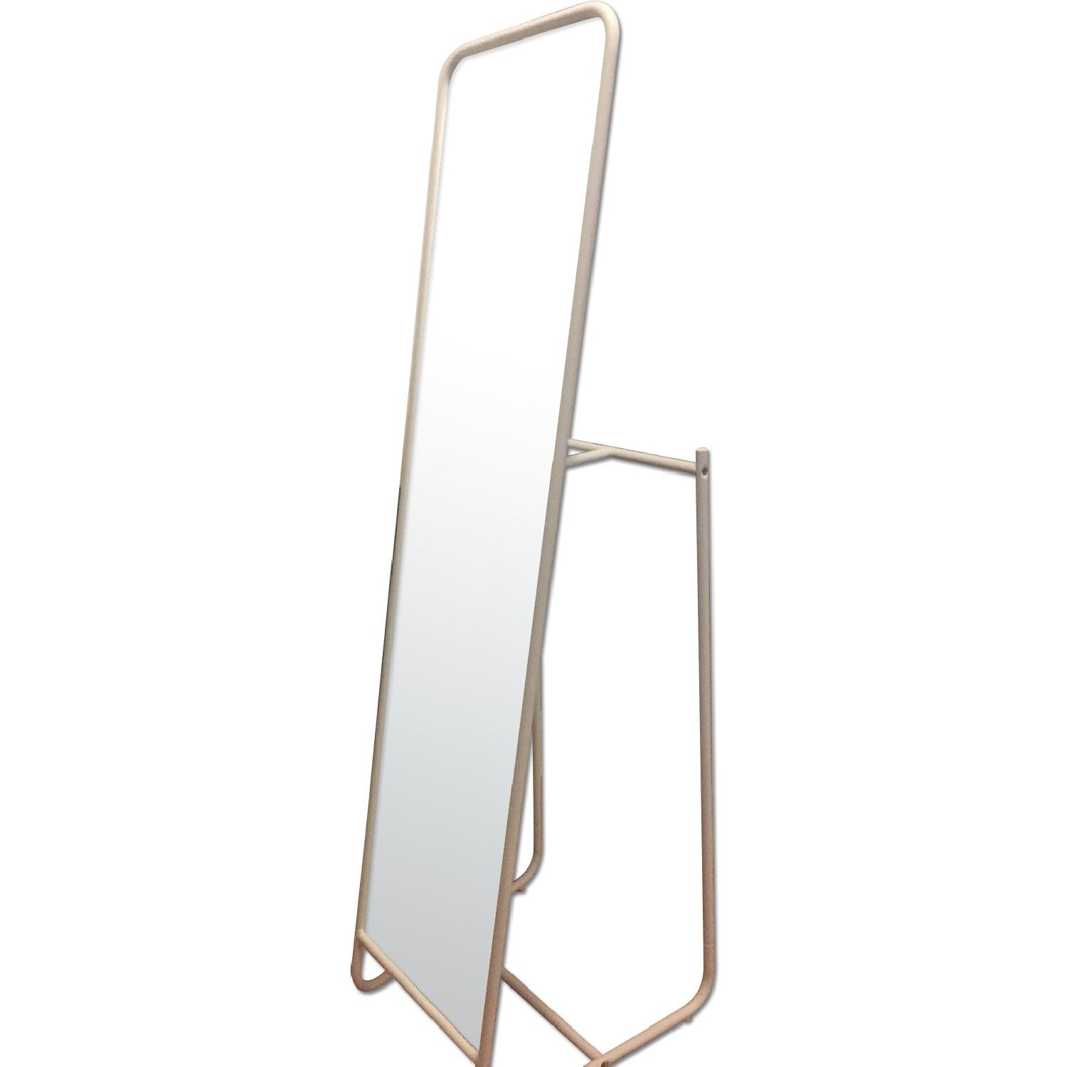 Ikea Knapper Floor Mirror w/ Clothing Rack - image-0