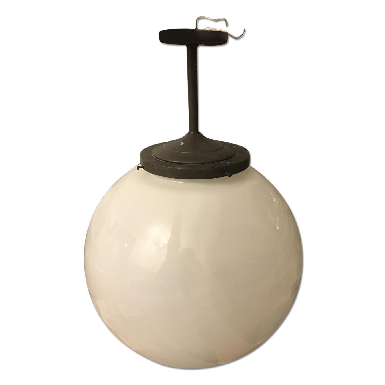 Glass Globe Ceiling Light AptDeco