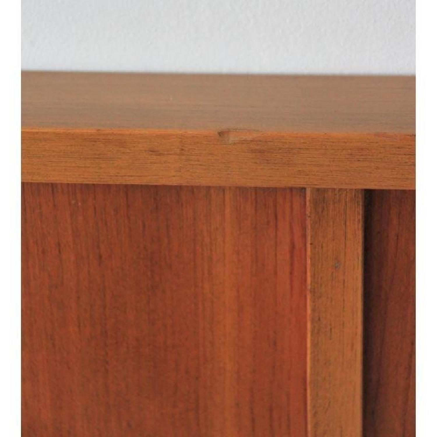 Vintage Mid Century Striped Full /Queen Headboard - image-1