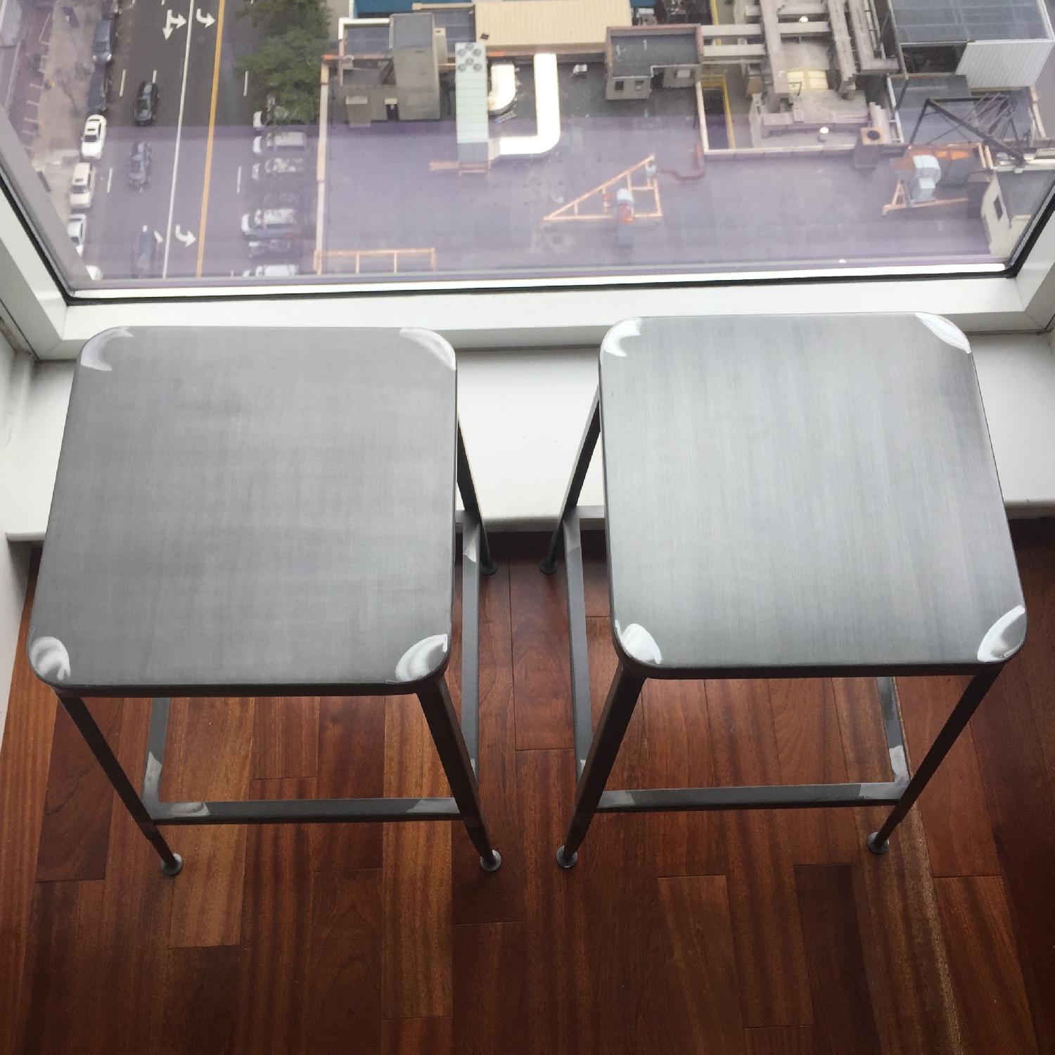 CB2 Steel Counter Stools - image-2