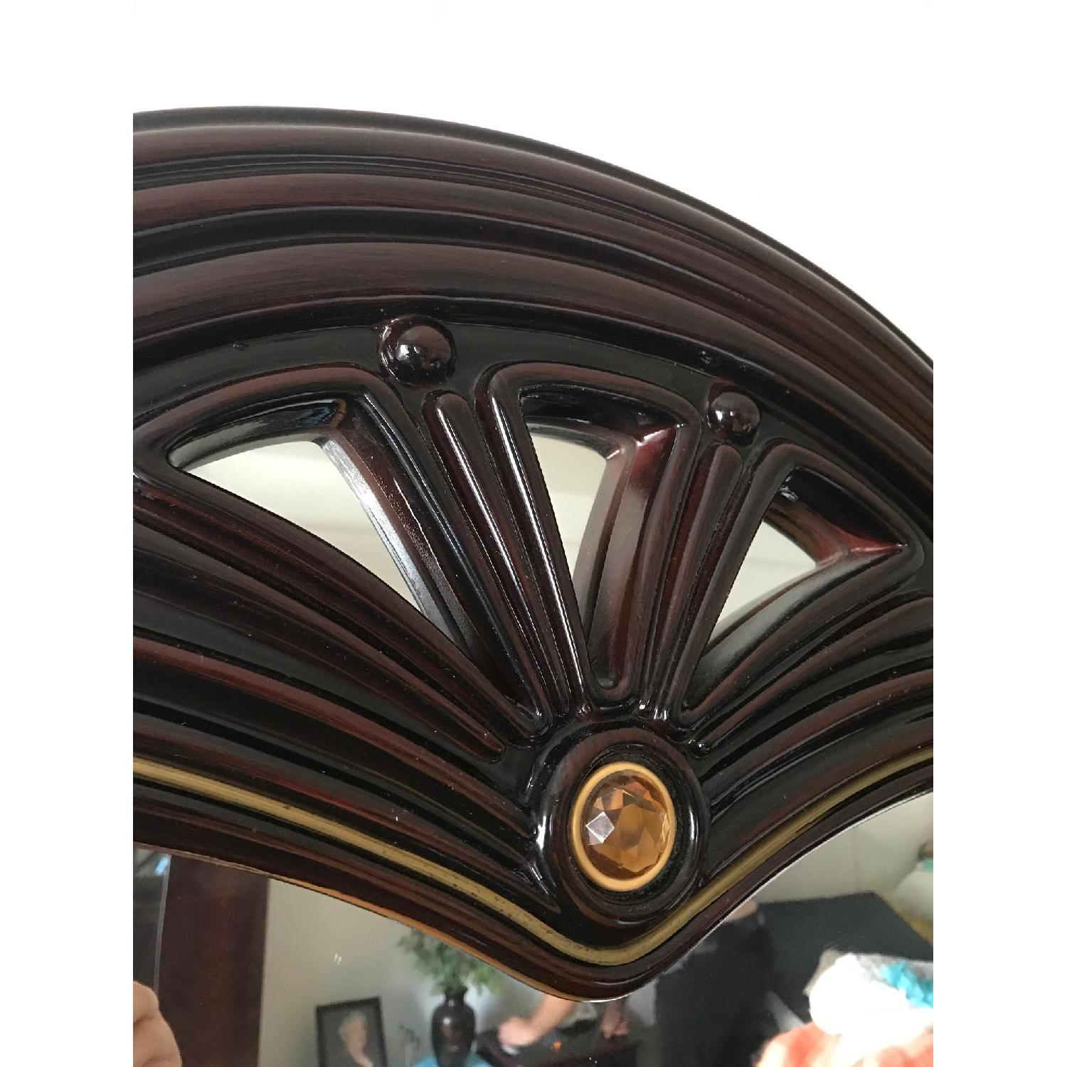 Vintage 6 Drawer Dresser w/ Large Mirror in Glossy Finish - image-7