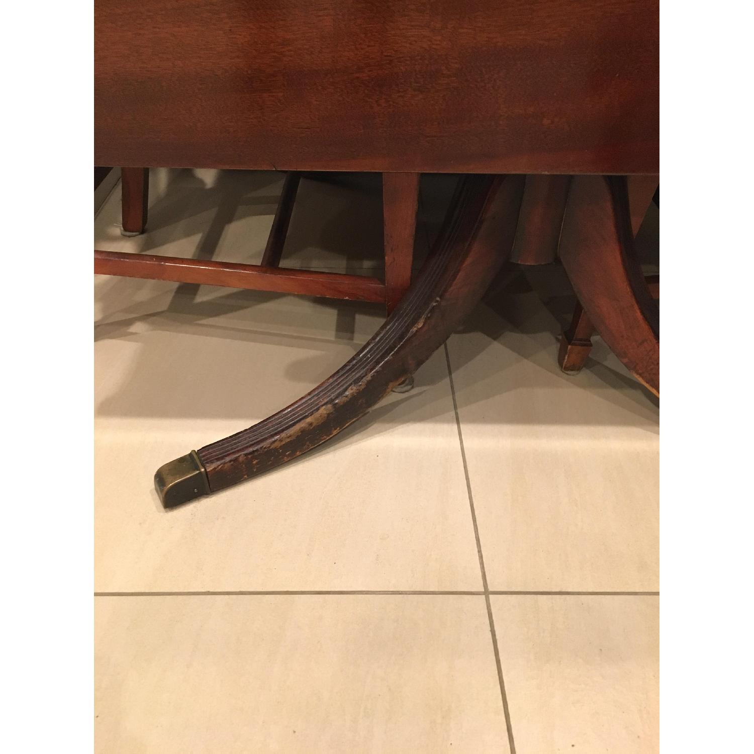 Duncan Phyfe Style Drop- Leaf Table w/ 2 Chairs - image-5