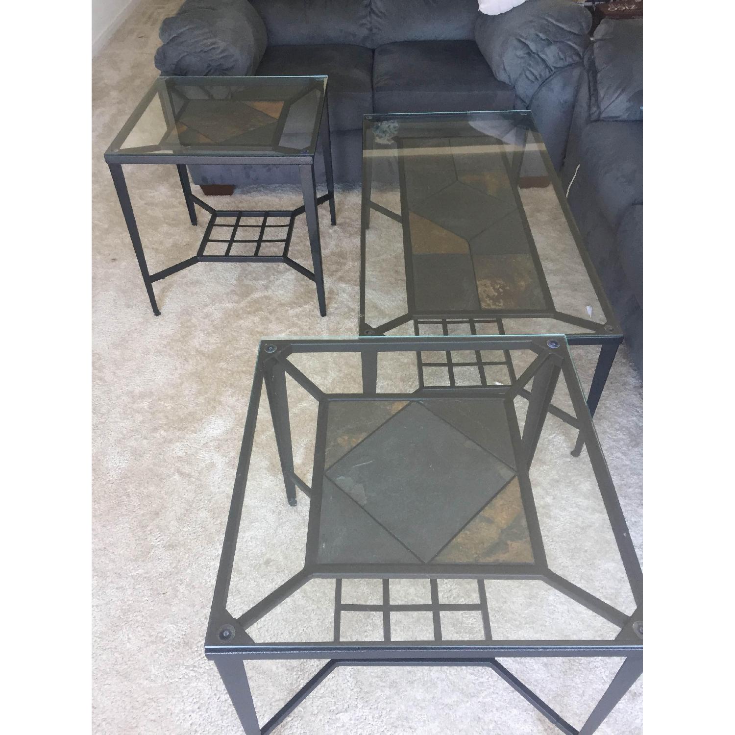 Ashley's Coffee Table + 2 End Tables - image-4