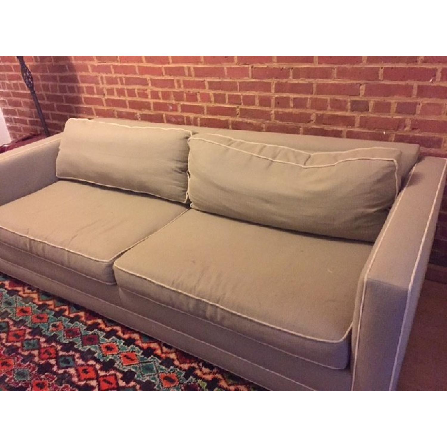 Crate & Barrel Trace Apartment Queen Sleeper Sofa - image-1