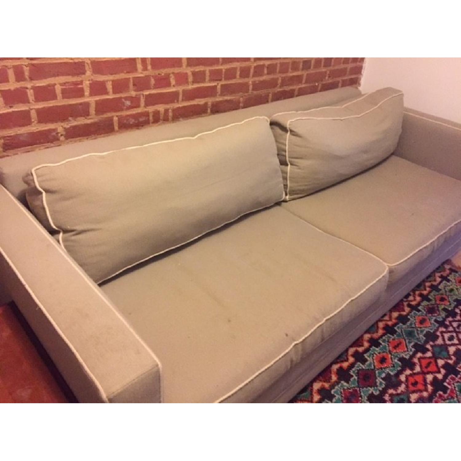 Crate & Barrel Trace Apartment Queen Sleeper Sofa - image-2